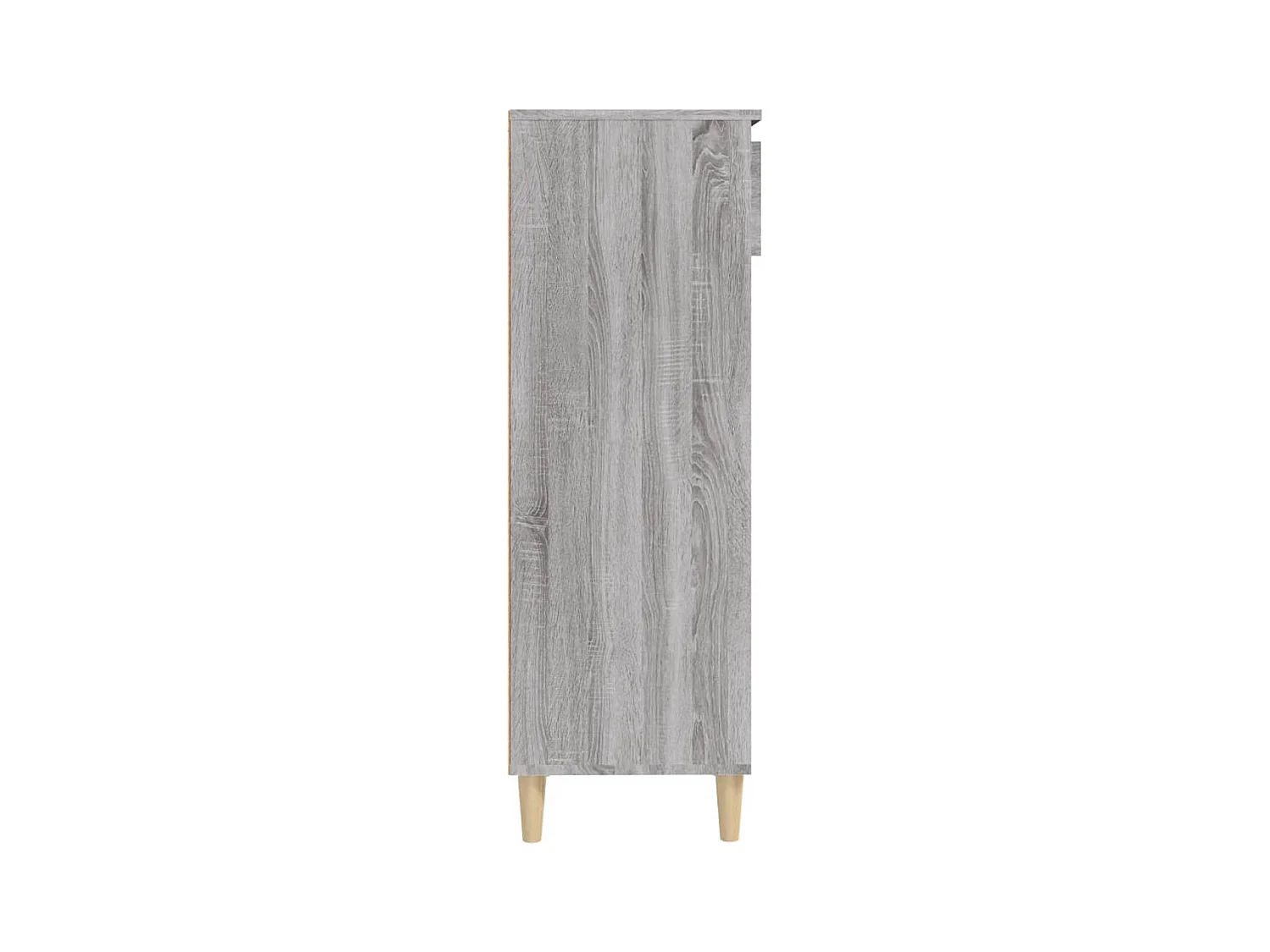 Sonoma grijze schoenenkast 40x36x105 cm Technisch hout