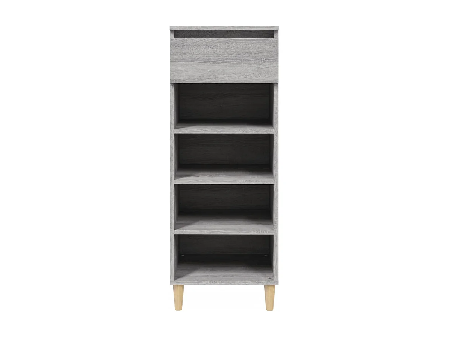 Armoire à chaussures Sonoma gris 40x36x105 cm Bois d'ingénierie