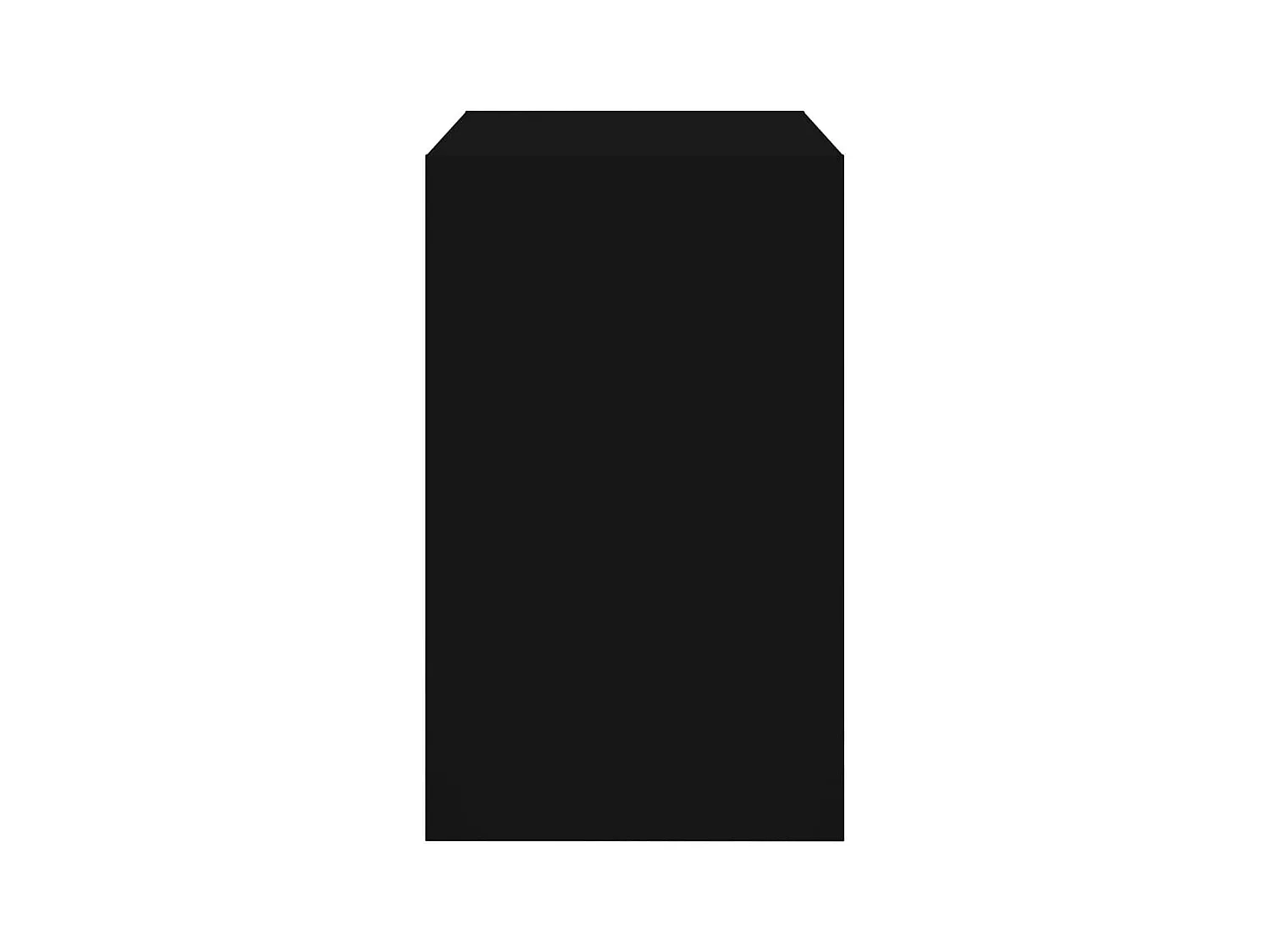 Scarpiera nera 80x42x69 cm in legno ingegnerizzato