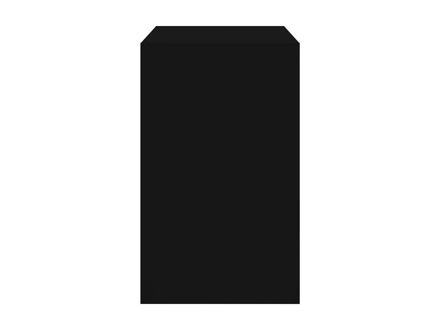 Armoire à chaussures noir 80x42x69 cm bois d'ingénierie