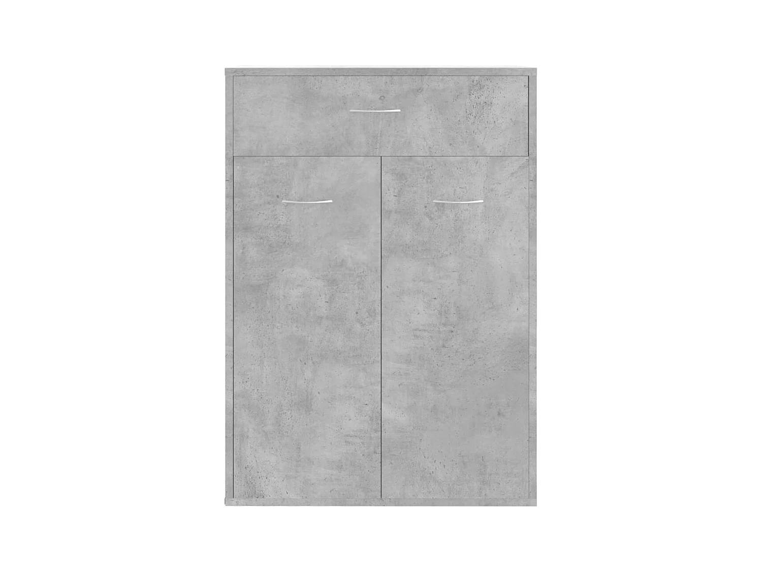 Armoire à chaussures Gris béton 60x35x84 cm Bois d'ingénierie