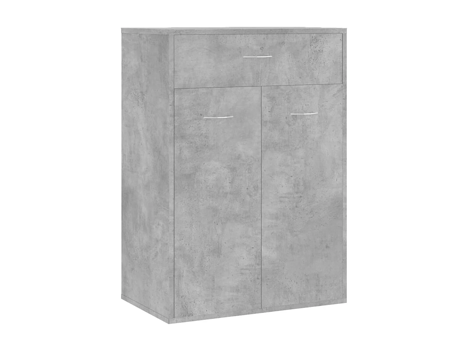 Armoire à chaussures Gris béton 60x35x84 cm Bois d'ingénierie