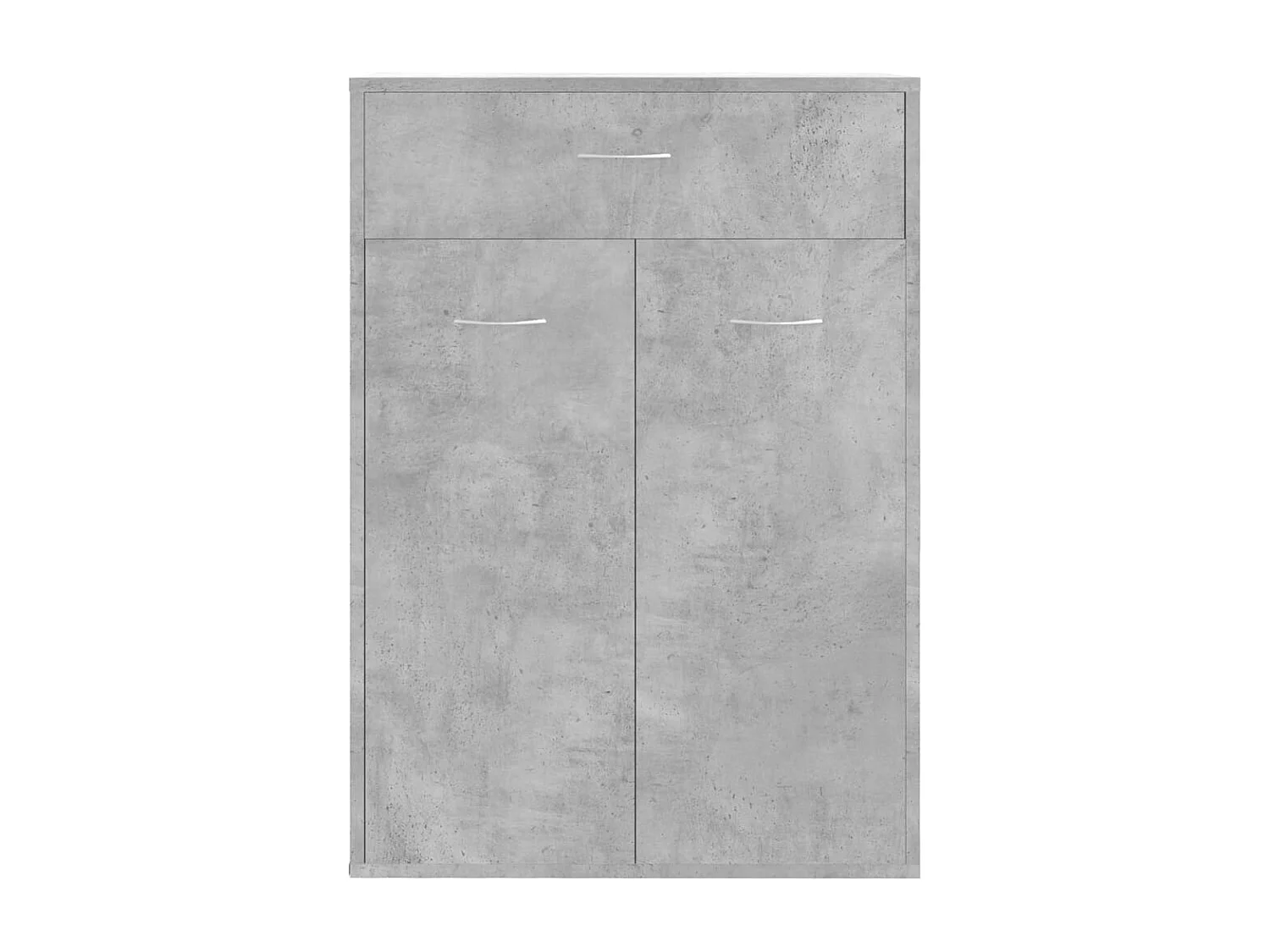 Armoire à chaussures Gris béton 60x35x84 cm Bois d'ingénierie