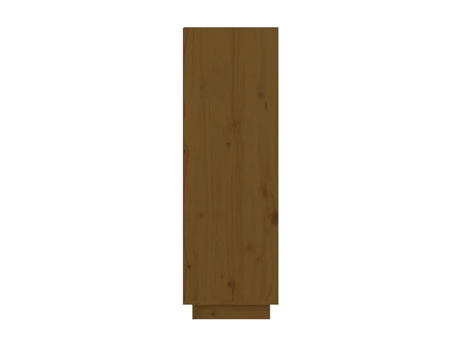 Zapatero Marrón Miel 60x34x105cm Madera Maciza de Pino