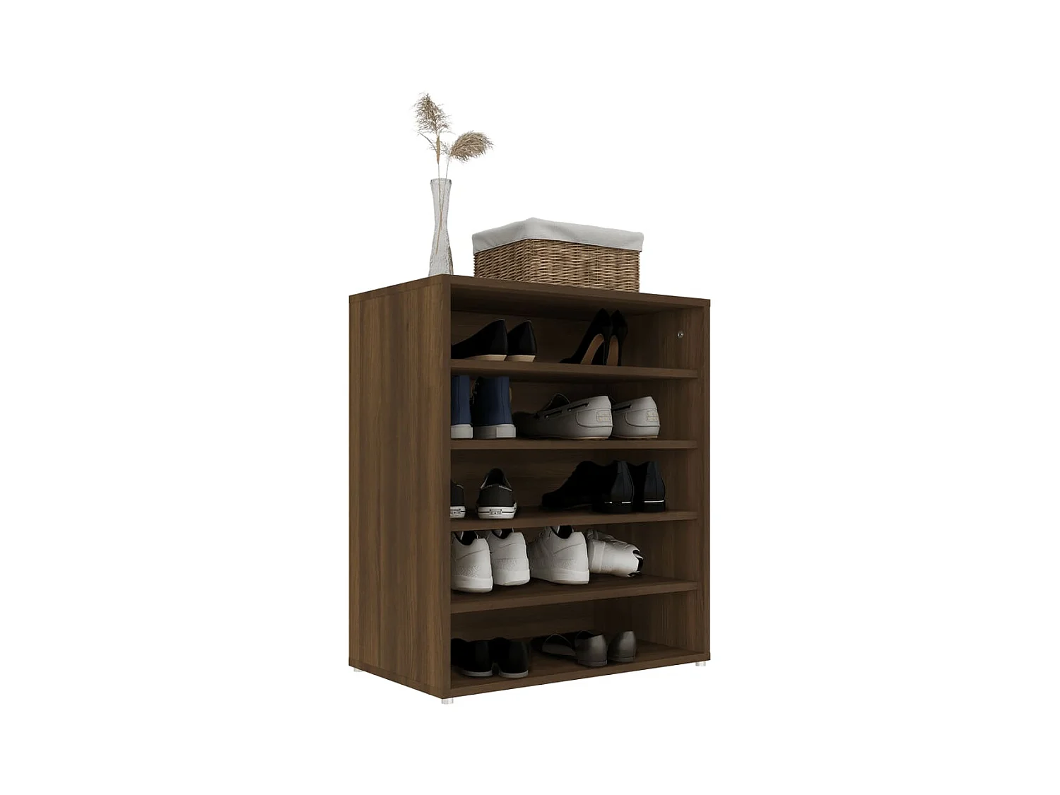 Meuble à chaussures Chêne marron 60x35x70 cm Bois d'ingénierie