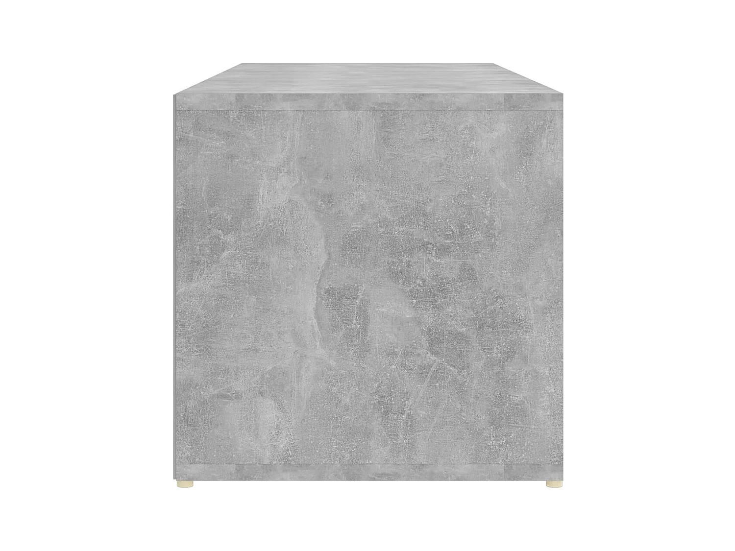 Banc à chaussures Gris béton 105x35x35 cm Aggloméré