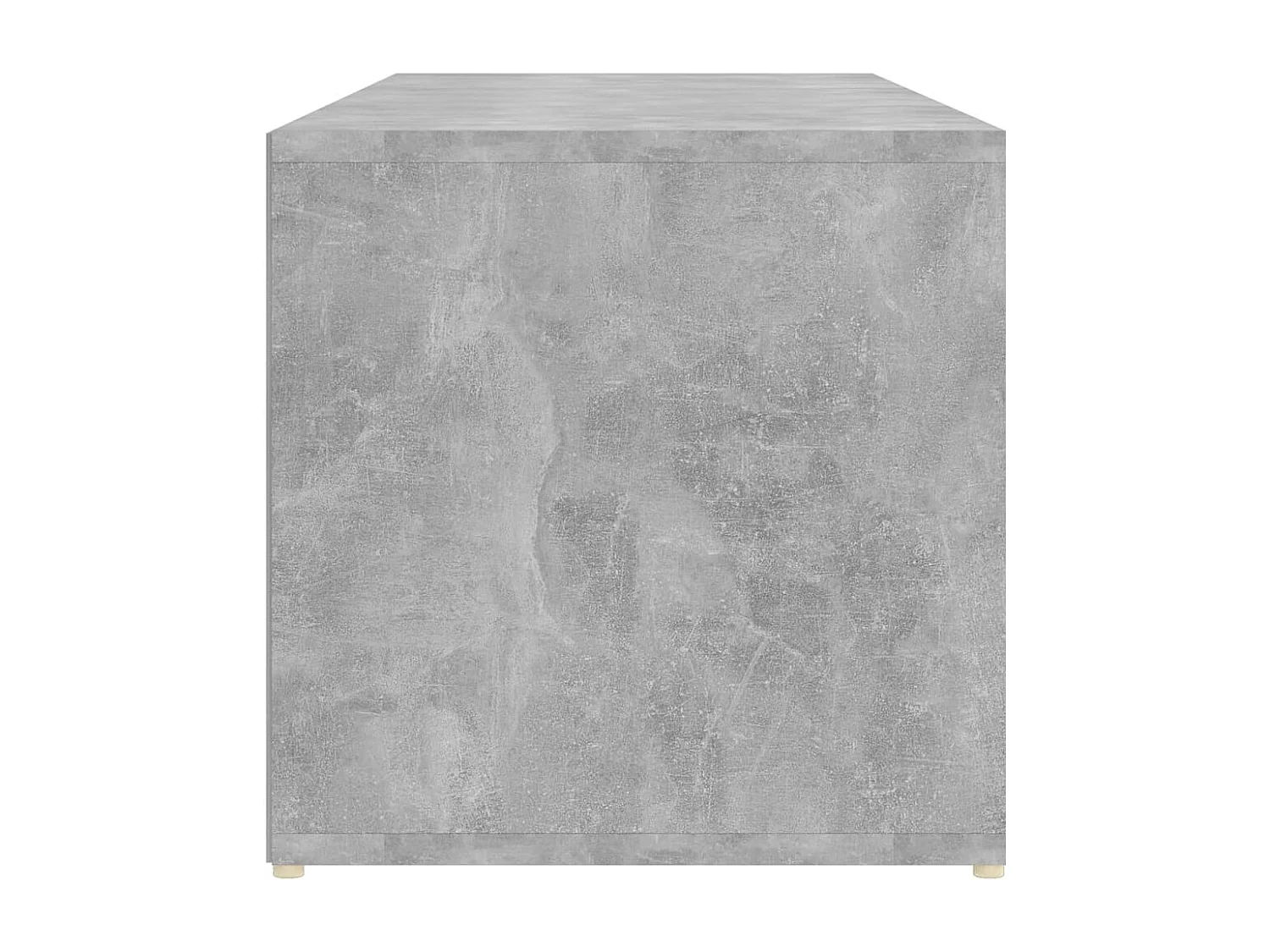 Banc à chaussures Gris béton 105x35x35 cm Aggloméré