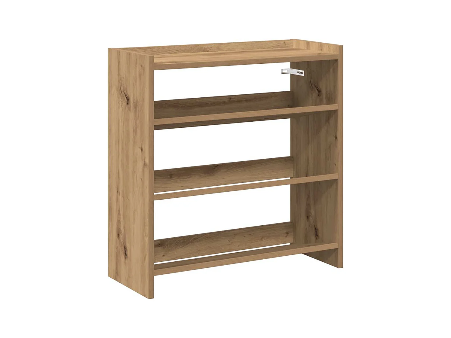 Étagère à chaussures chêne artisanal bois d'ingénierie