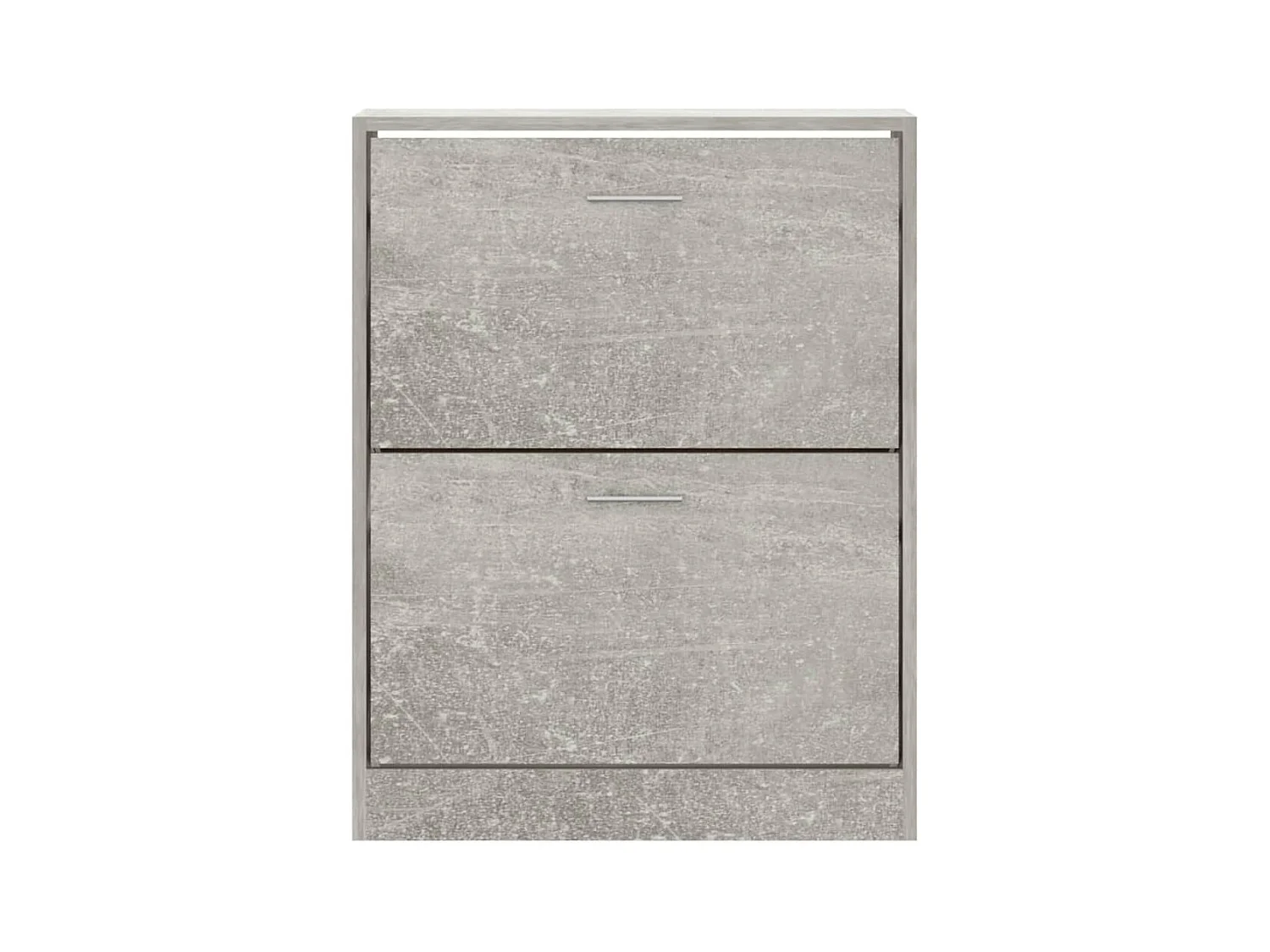 Zapatero gris hormigón 63x24x81 cm Madera de ingeniería