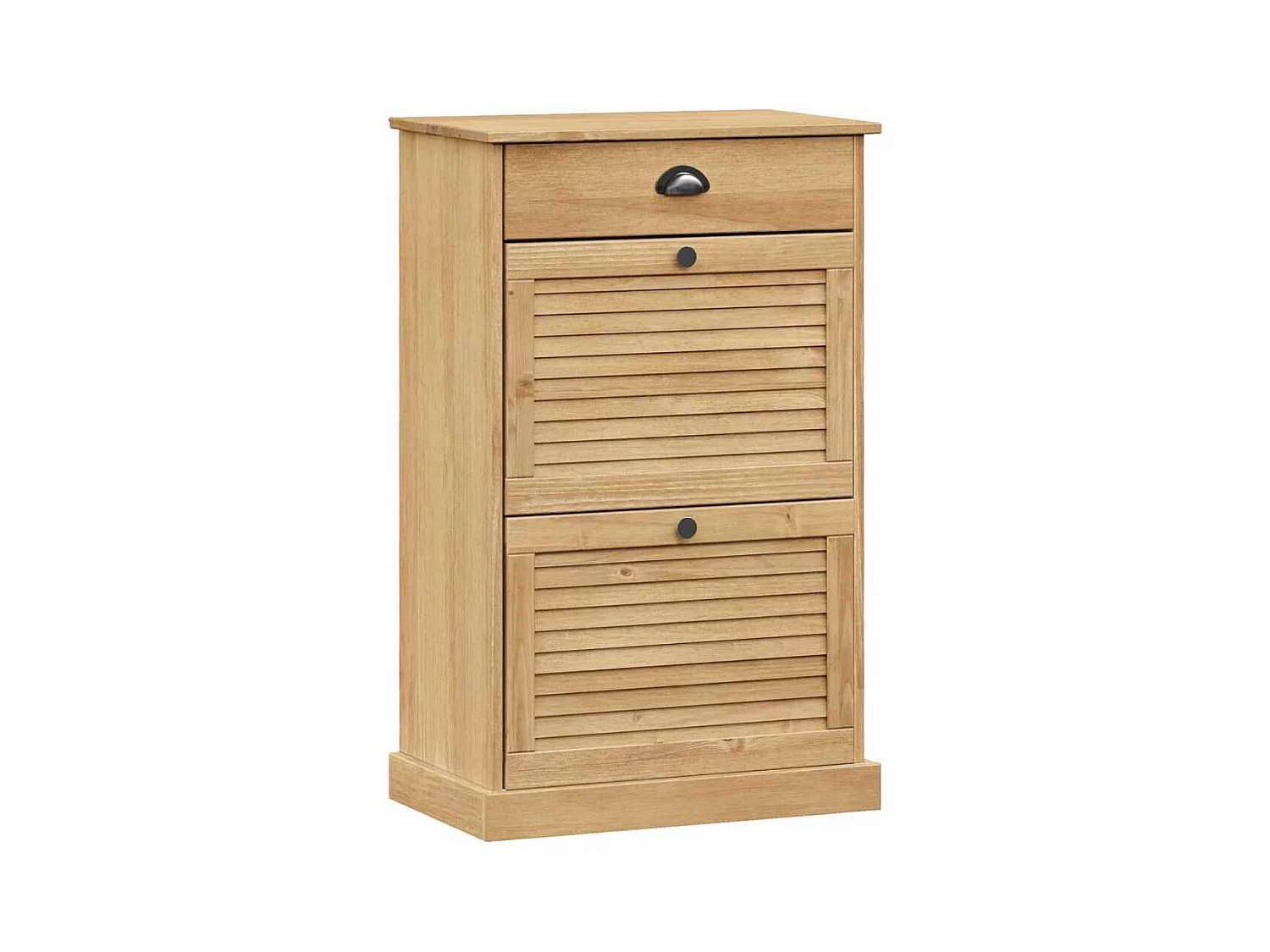 Armoire à chaussures 60x35x96 cm bois massif de pin
