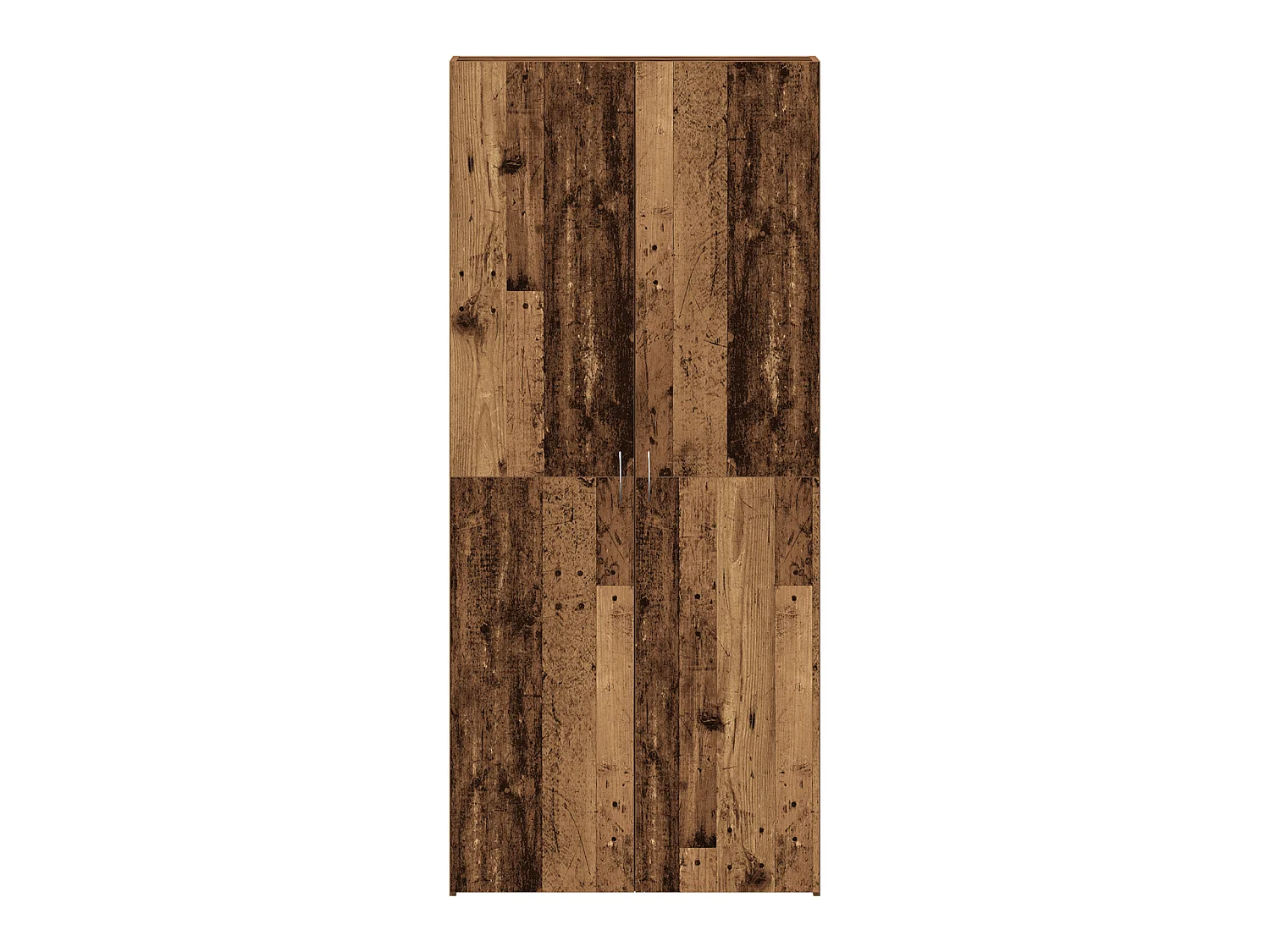 Cabinet à chaussures en bois vieilli 80x35,5x180 cm en bois d'ingénierie