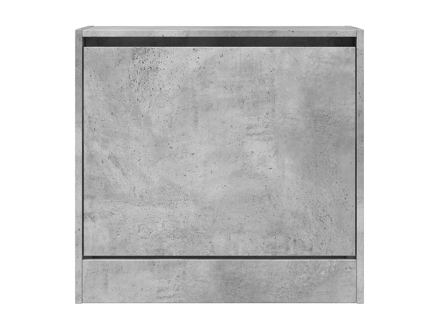 Zapatero gris hormigón 60x21x57 cm madera de ingeniería