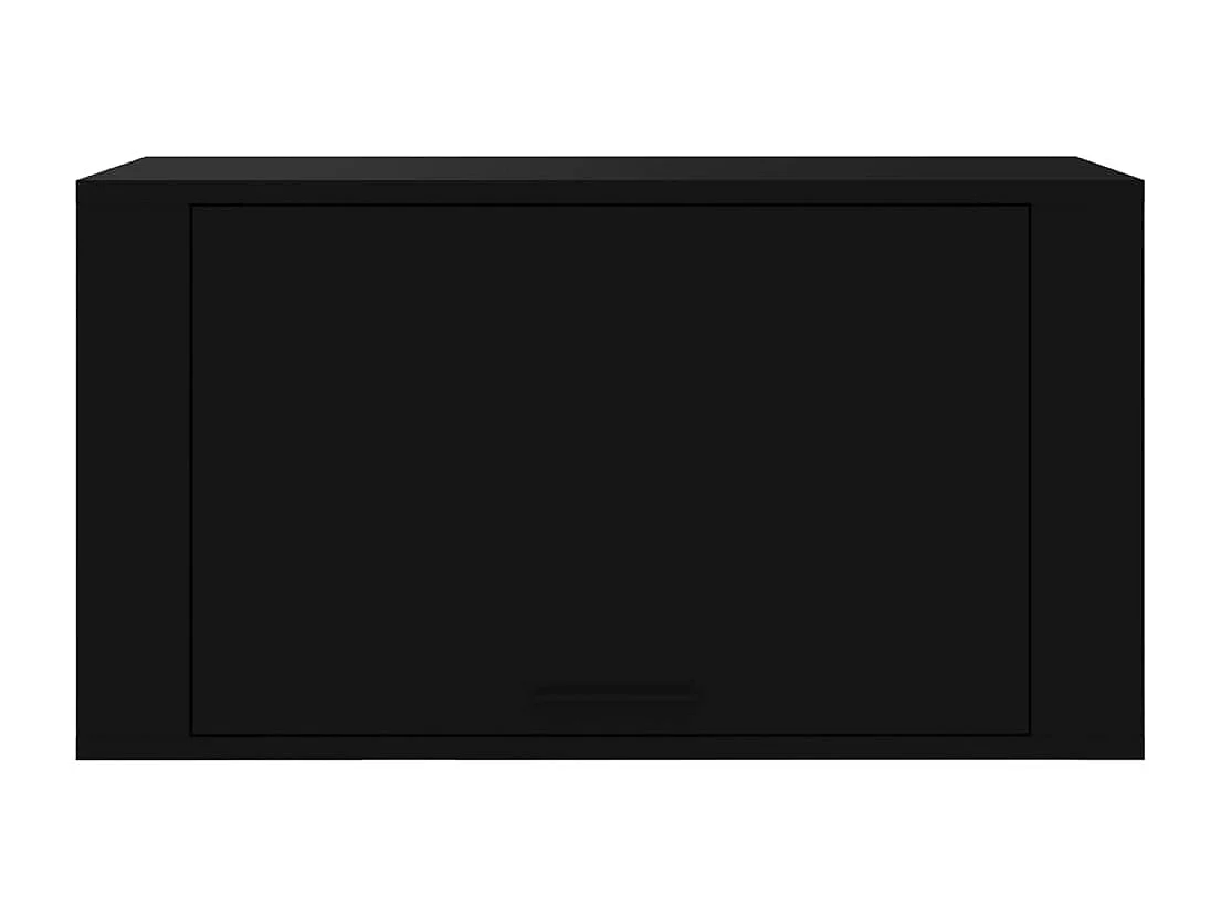 Scarpiera a parete Nero 70x35x38 cm Legno composito