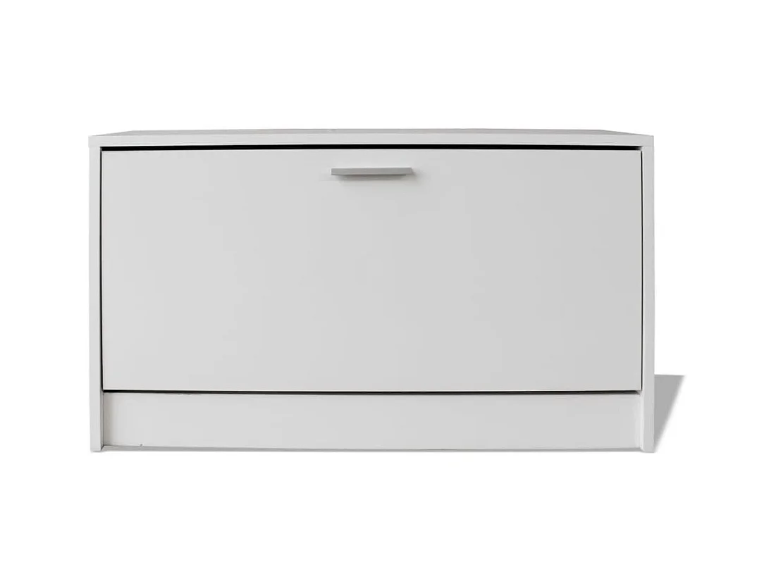 Schoenenbank 80x24x45 cm Wit