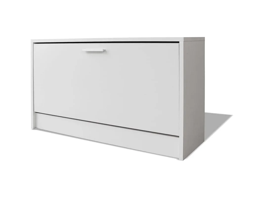 Schoenenbank 80x24x45 cm Wit
