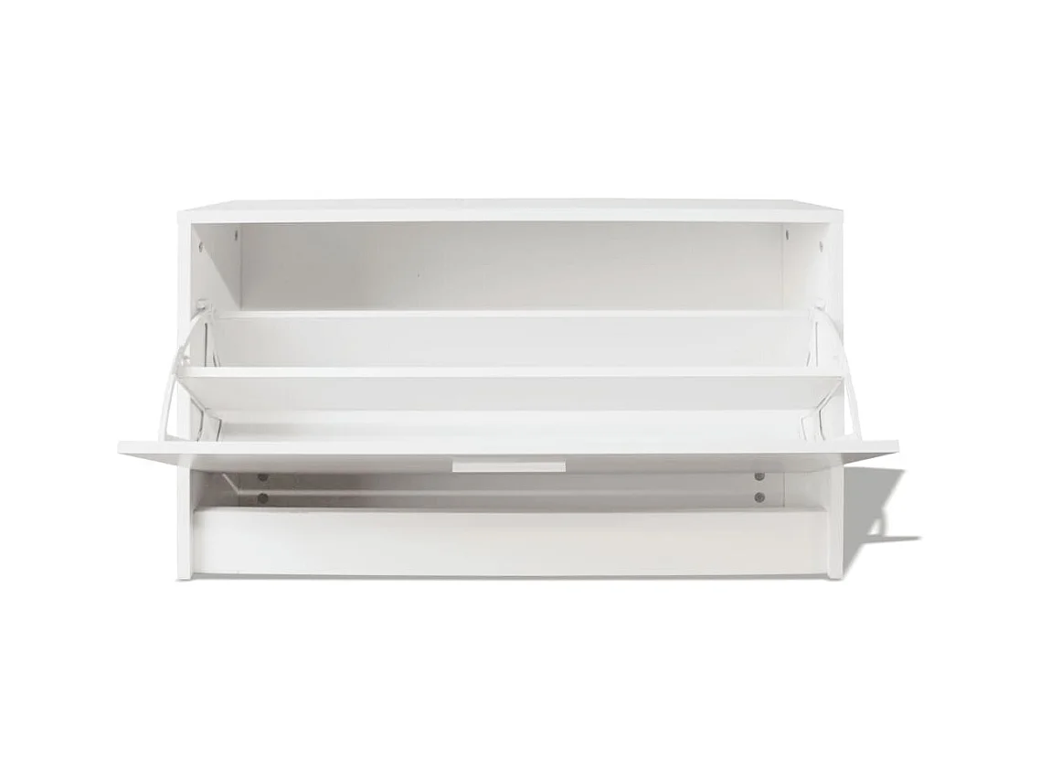 Schoenenbank 80x24x45 cm Wit