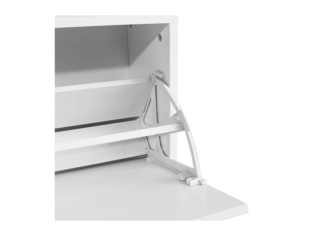 Schoenenbank 80x24x45 cm Wit