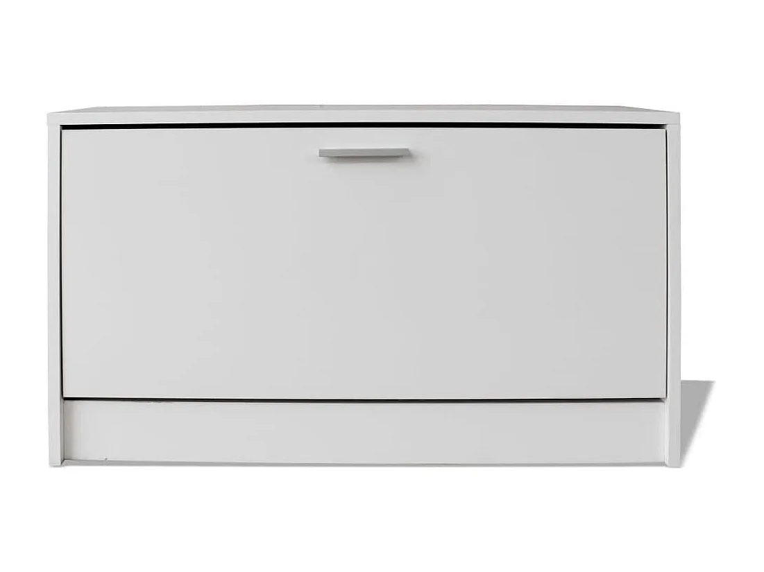 Banco zapatero 80x24x45 cm Blanco