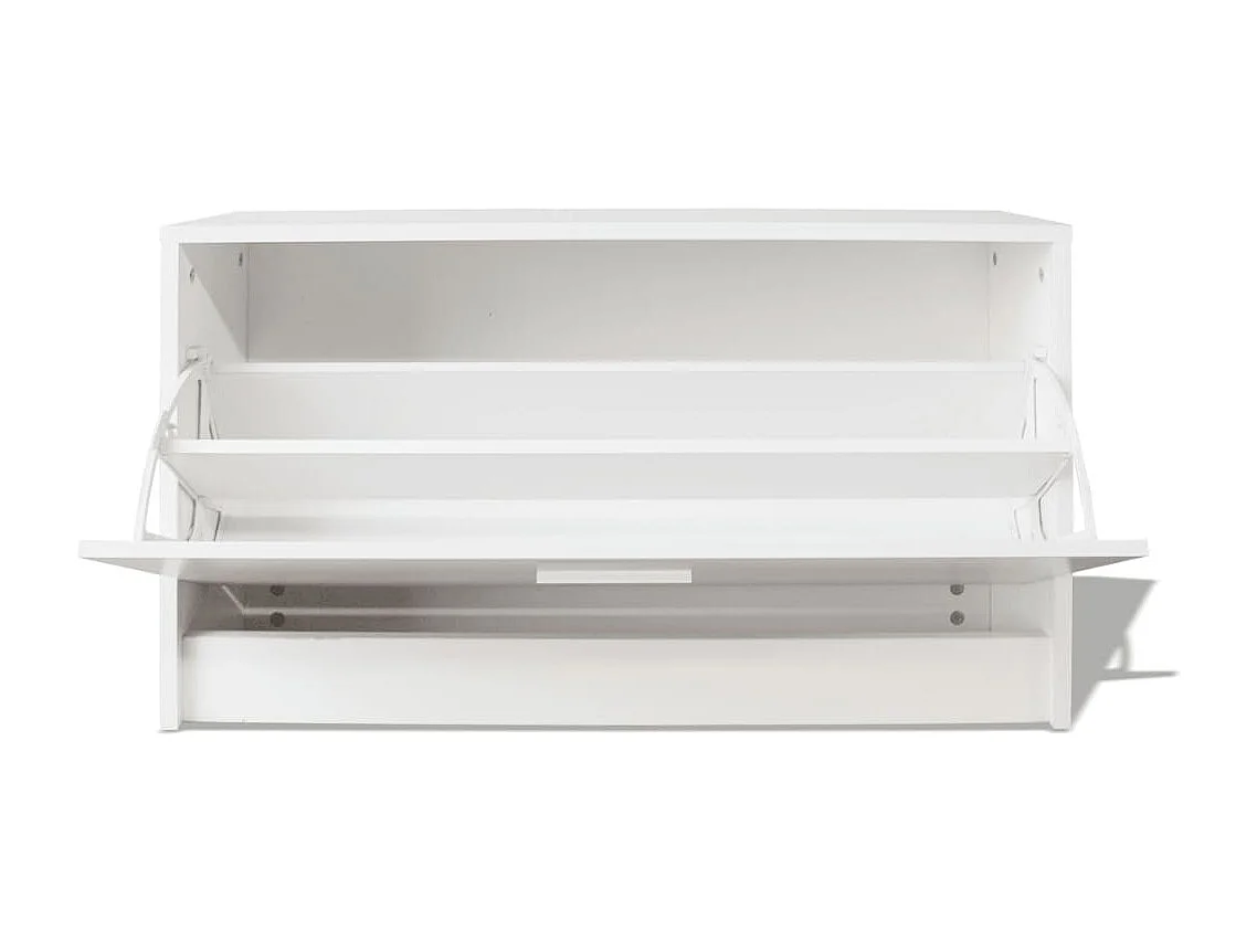 Banco zapatero 80x24x45 cm Blanco