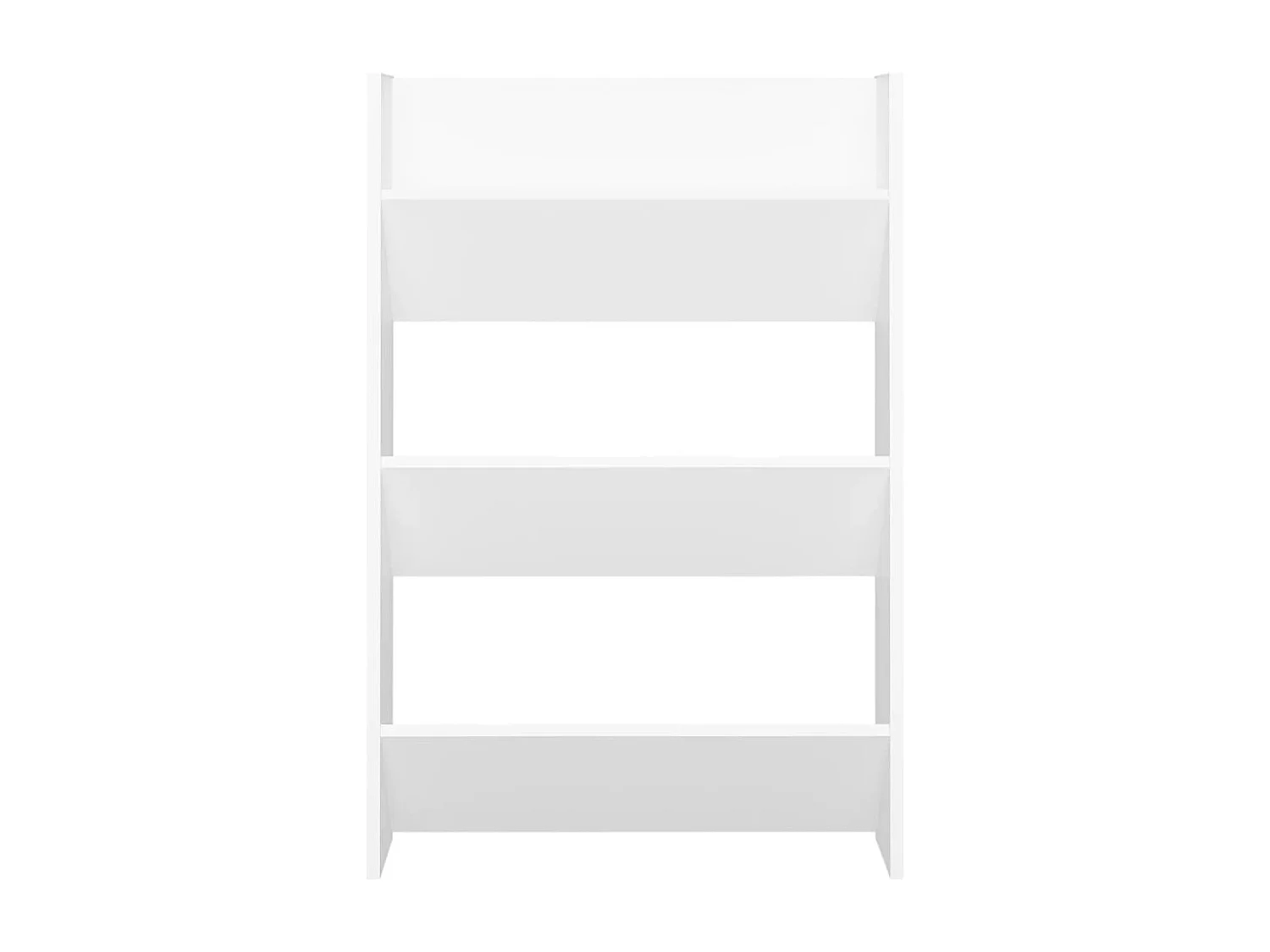 Armoire à chaussures murale Blanc 60x18x90 cm Aggloméré