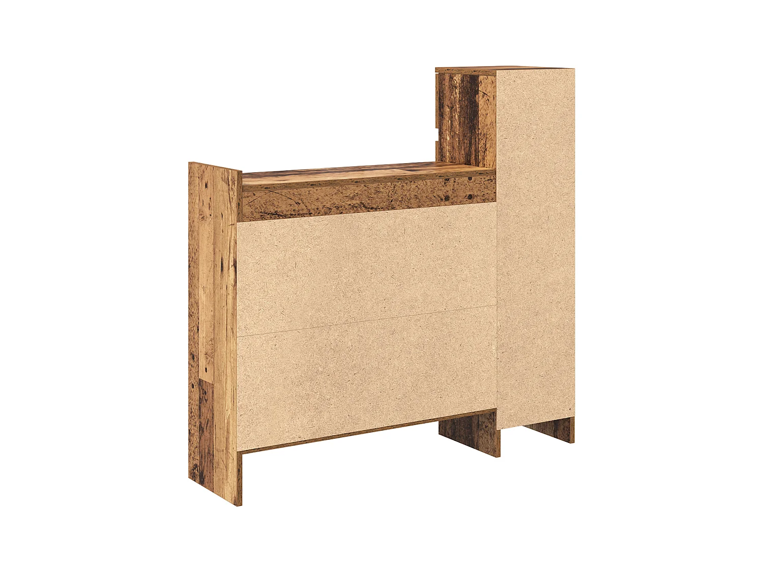 Armoire à chaussures Bois ancien 100.5x28x100 cm Bois reconstitué