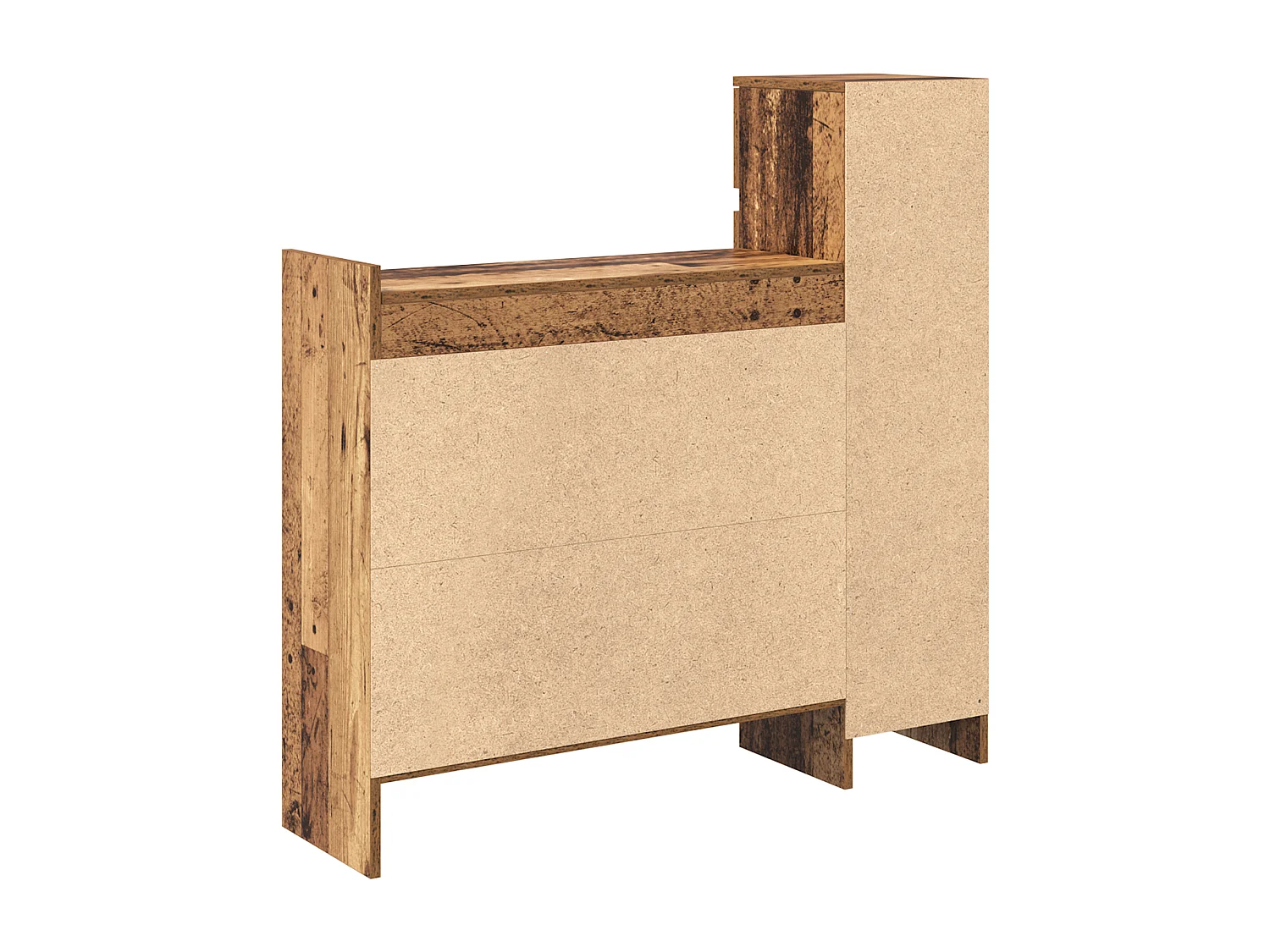 Armoire à chaussures Bois ancien 100.5x28x100 cm Bois reconstitué