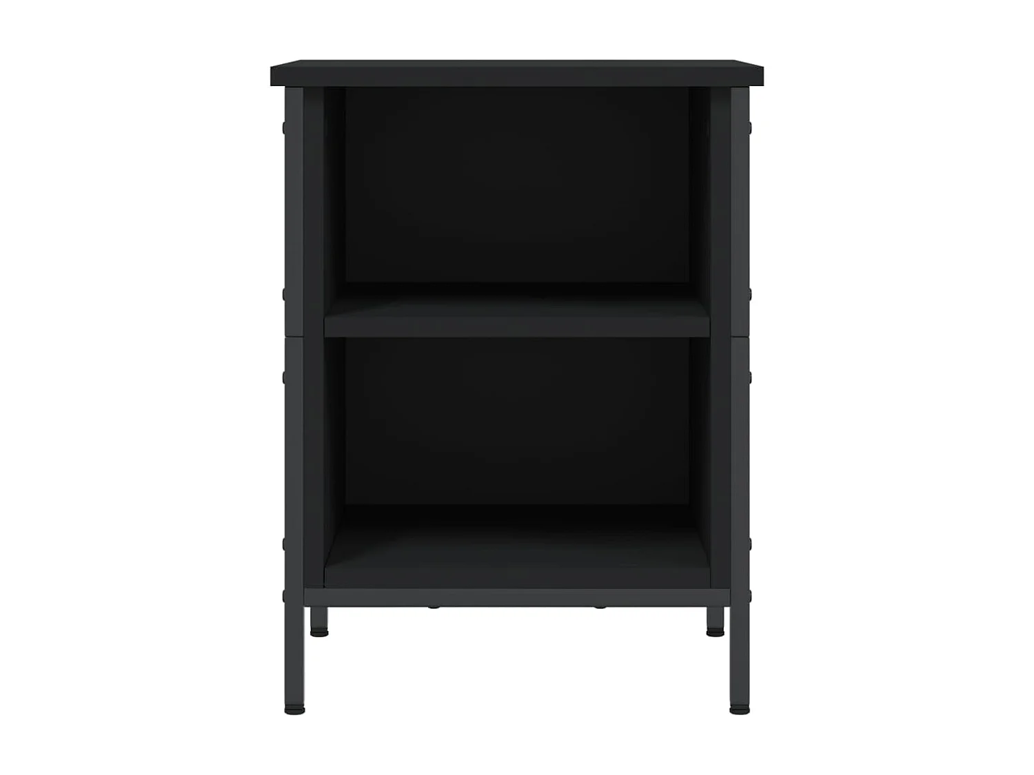 Armoire à chaussures noir 38x35x50 cm bois d'ingénierie