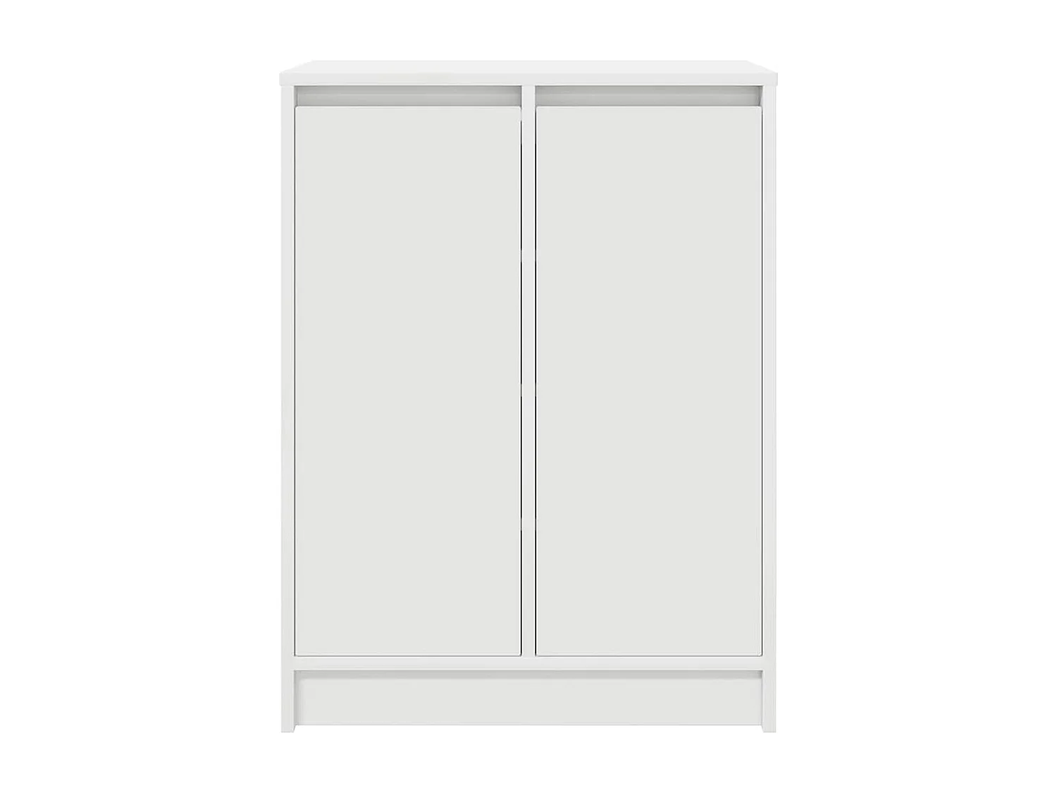 Zapatero blanco 57x34x76 cm madera contrachapada