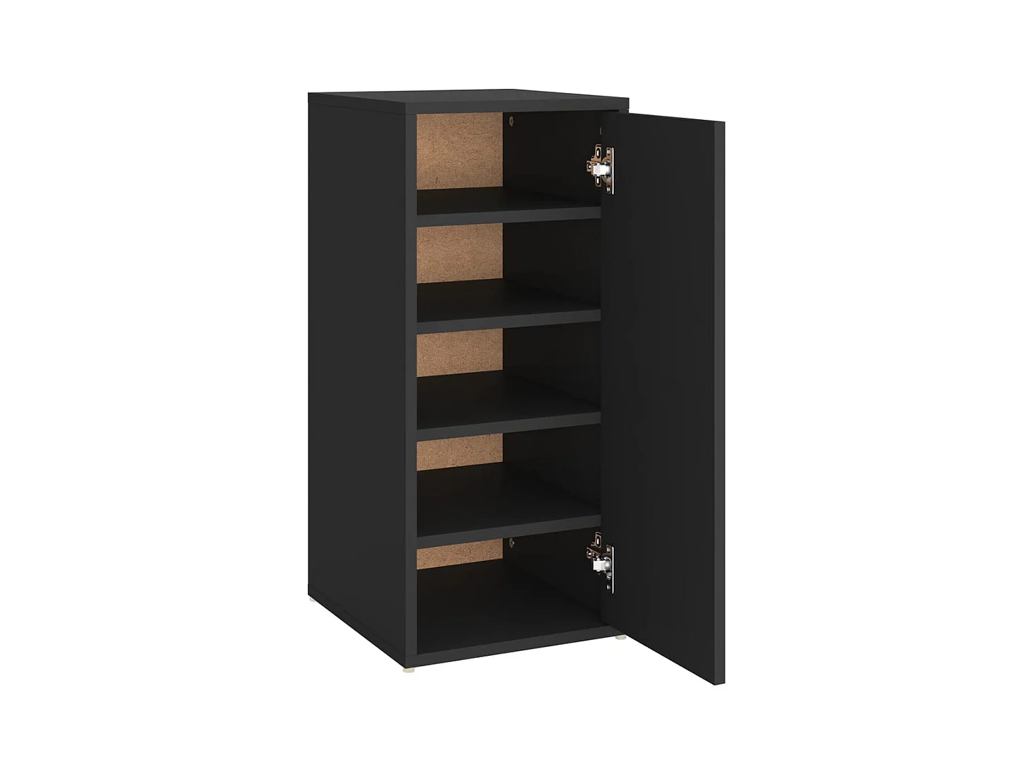 Zwarte schoenenkast 32x35x70 cm Technisch hout