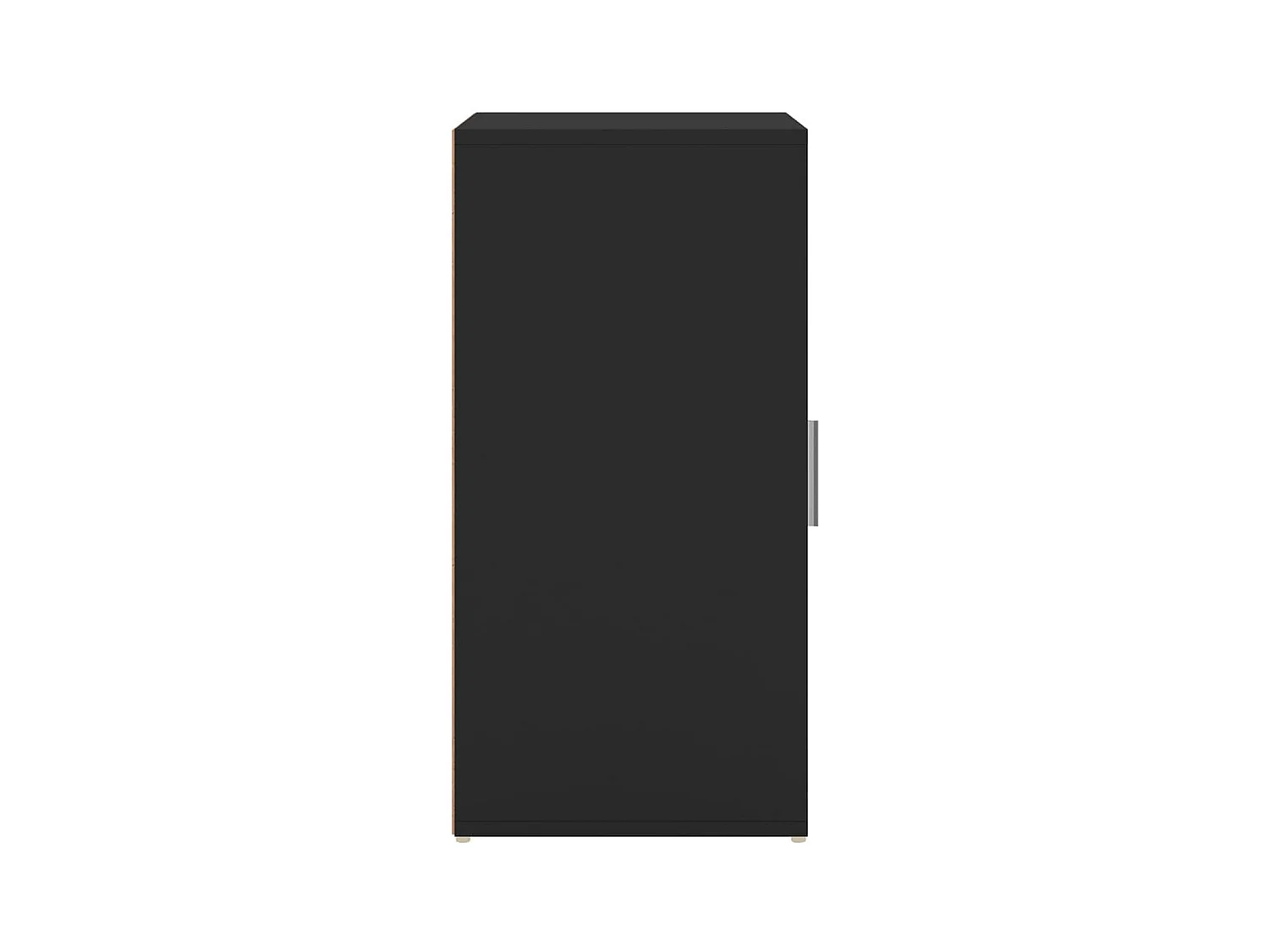 Zwarte schoenenkast 32x35x70 cm Technisch hout