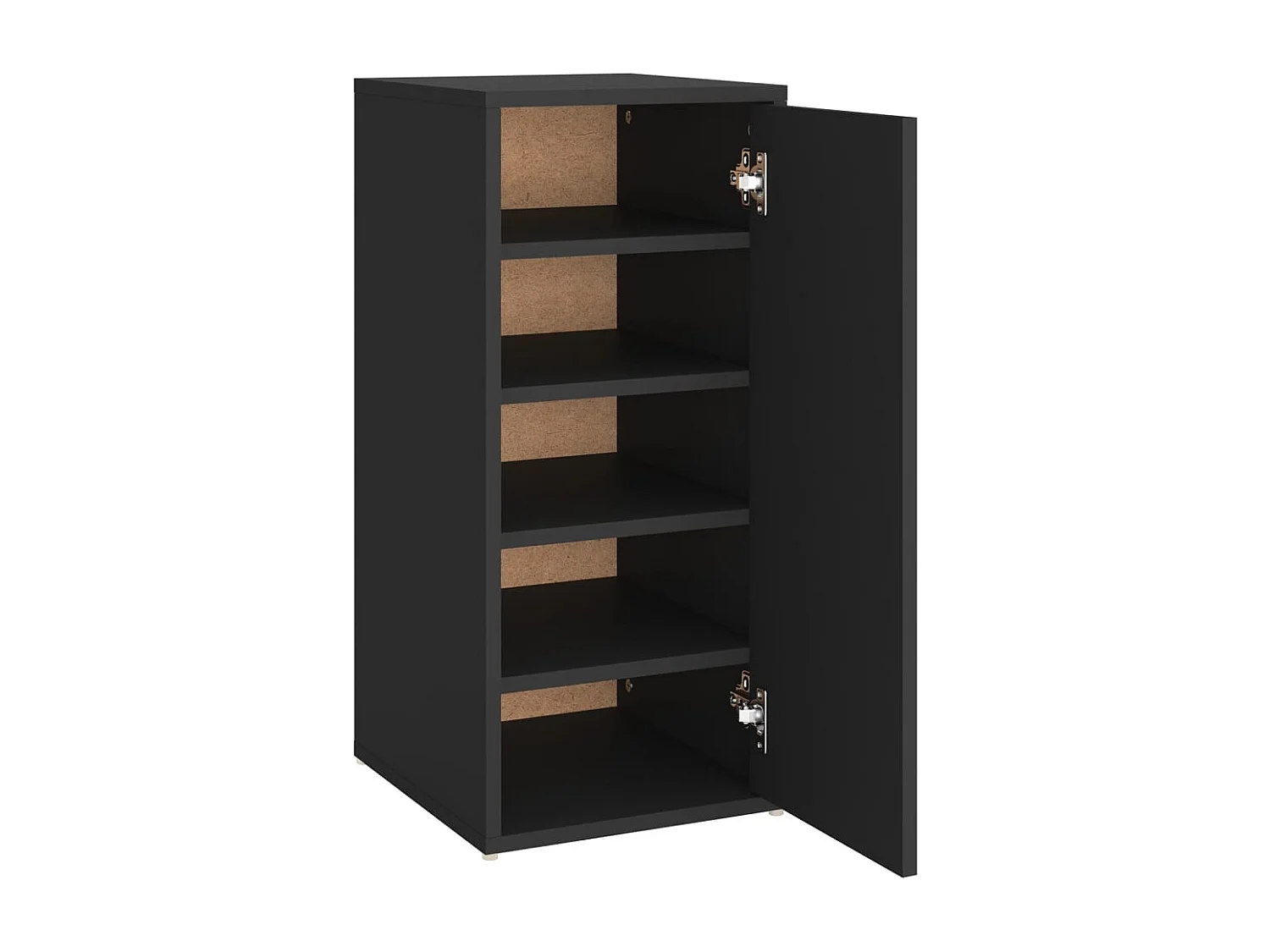 Armoire à chaussures Noir 32x35x70 cm Bois d’ingénierie