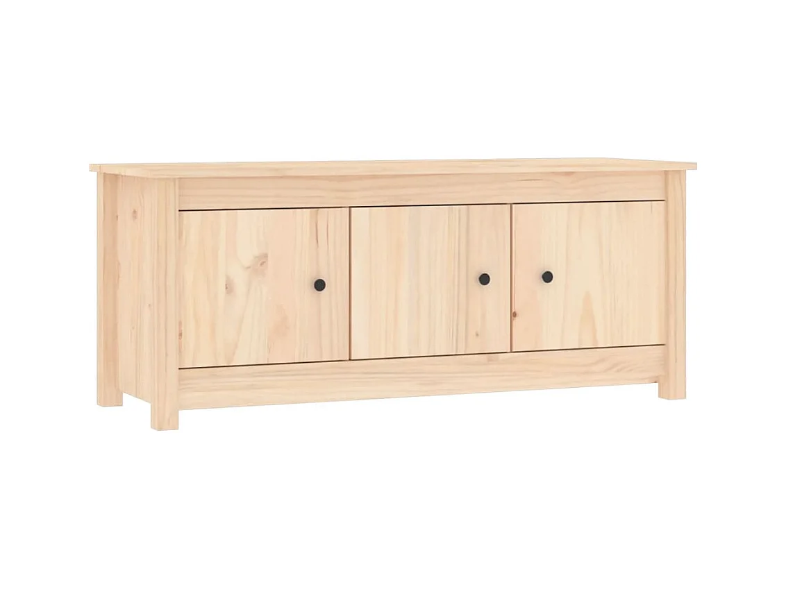 Armoire à chaussures 110x38x45,5 cm Bois de pin massif