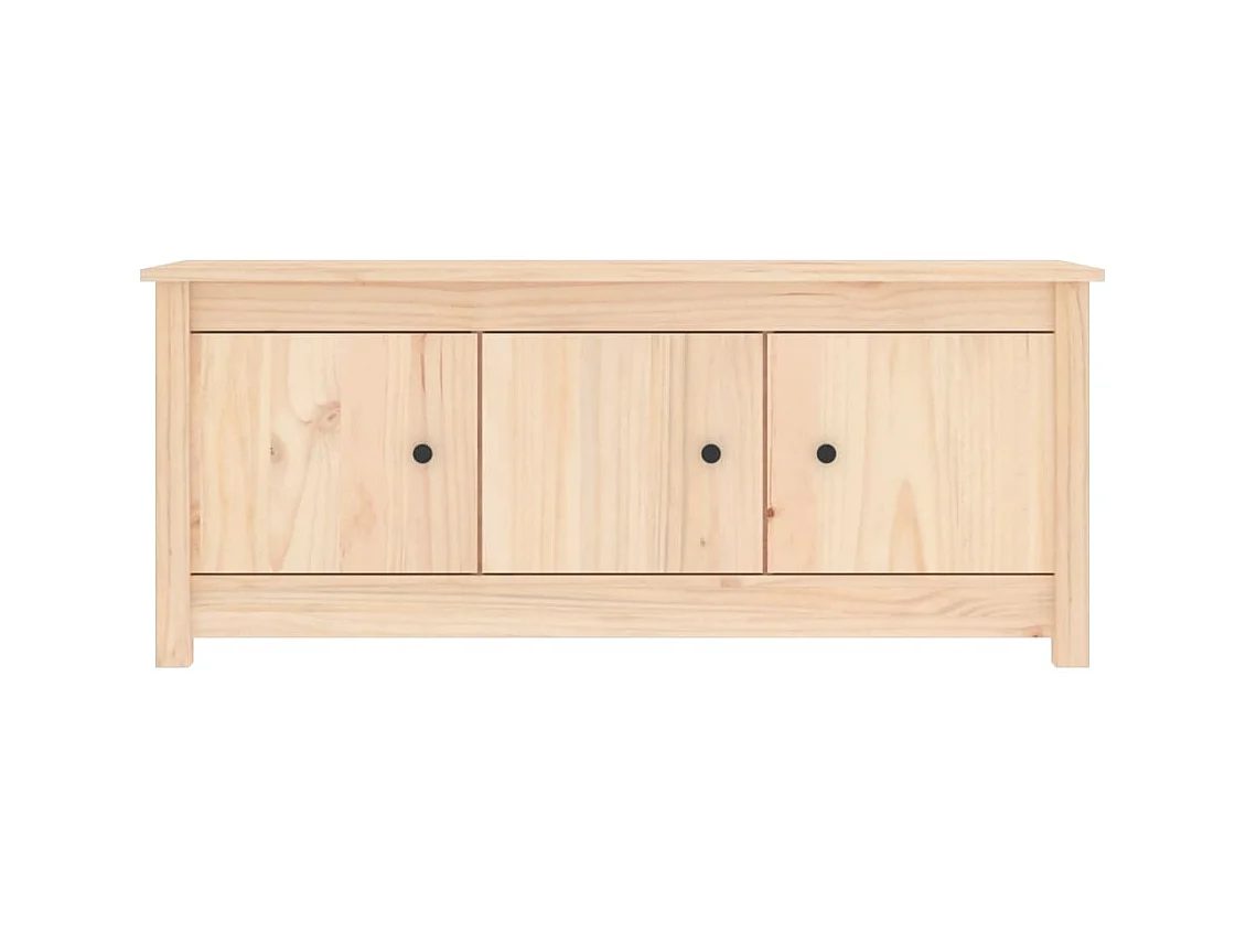 Armoire à chaussures 110x38x45,5 cm Bois de pin massif