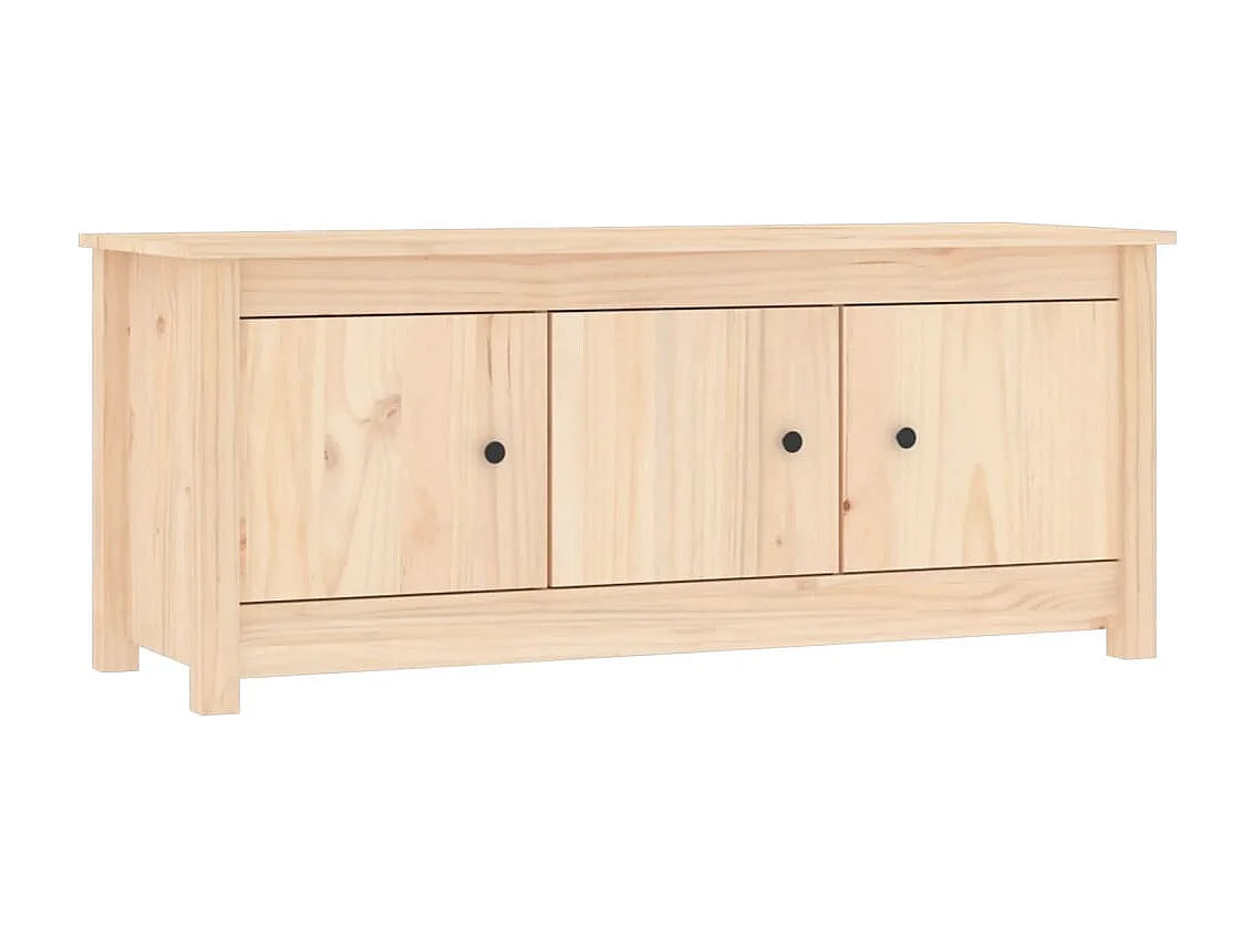 Armoire à chaussures 110x38x45,5 cm Bois de pin massif