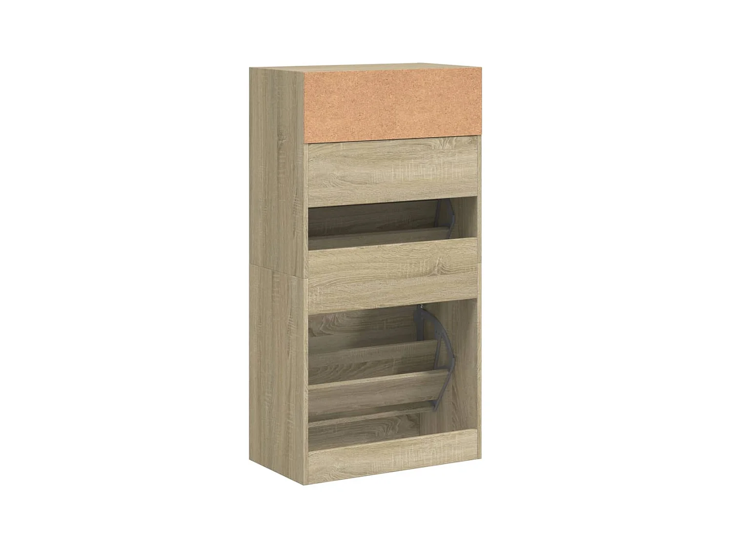 Armoire à chaussures chêne sonoma 60x34x116cm Bois d'ingénierie