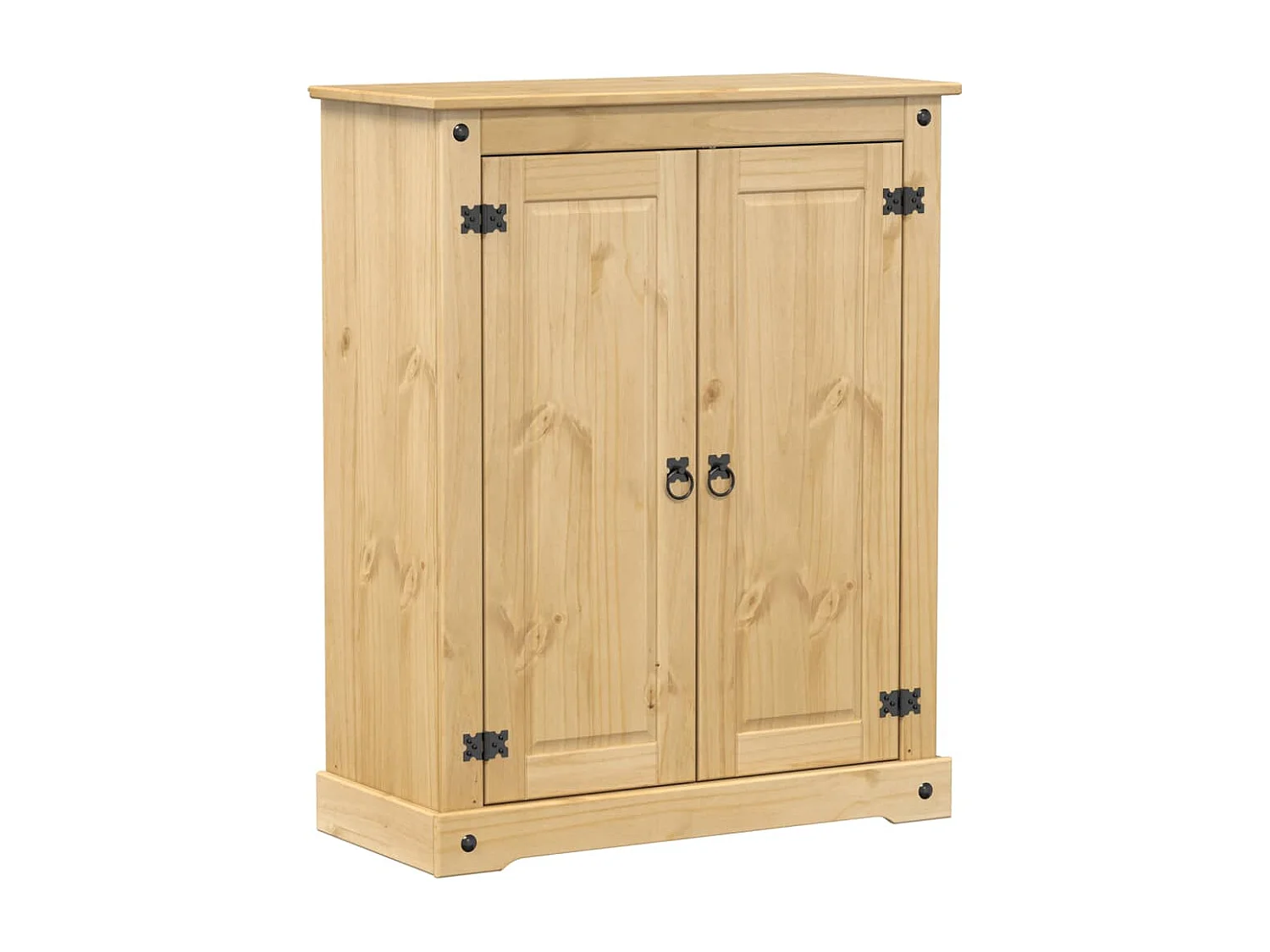 Schuhschrank 86x38,5x108 cm Kiefer Massivholz