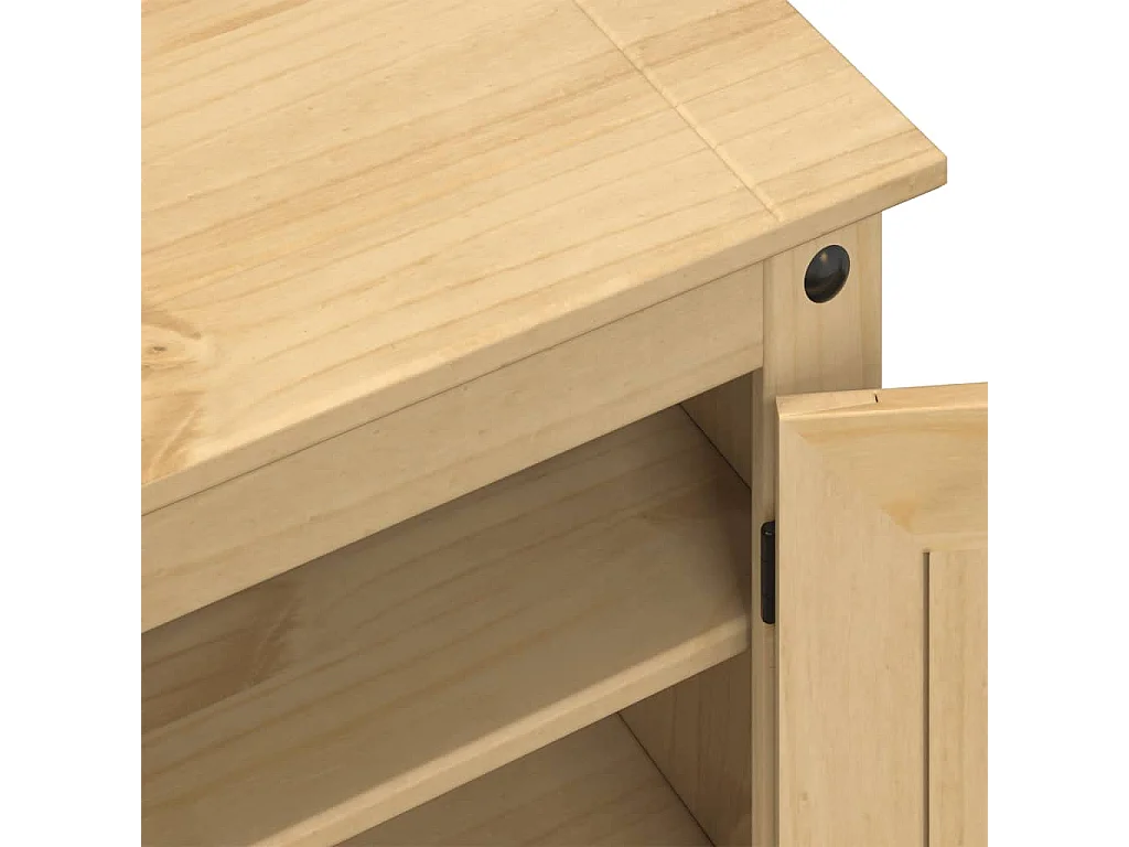 Scarpiera 86x38,5x108 cm in legno massello di pino