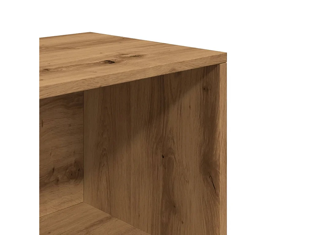 Handgefertigte Schuhbank aus Eichenholz 105x35x35 cm