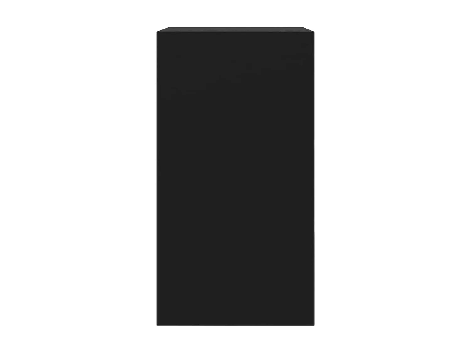 Zapatero negro 60x34x63,5 cm madera contrachapada