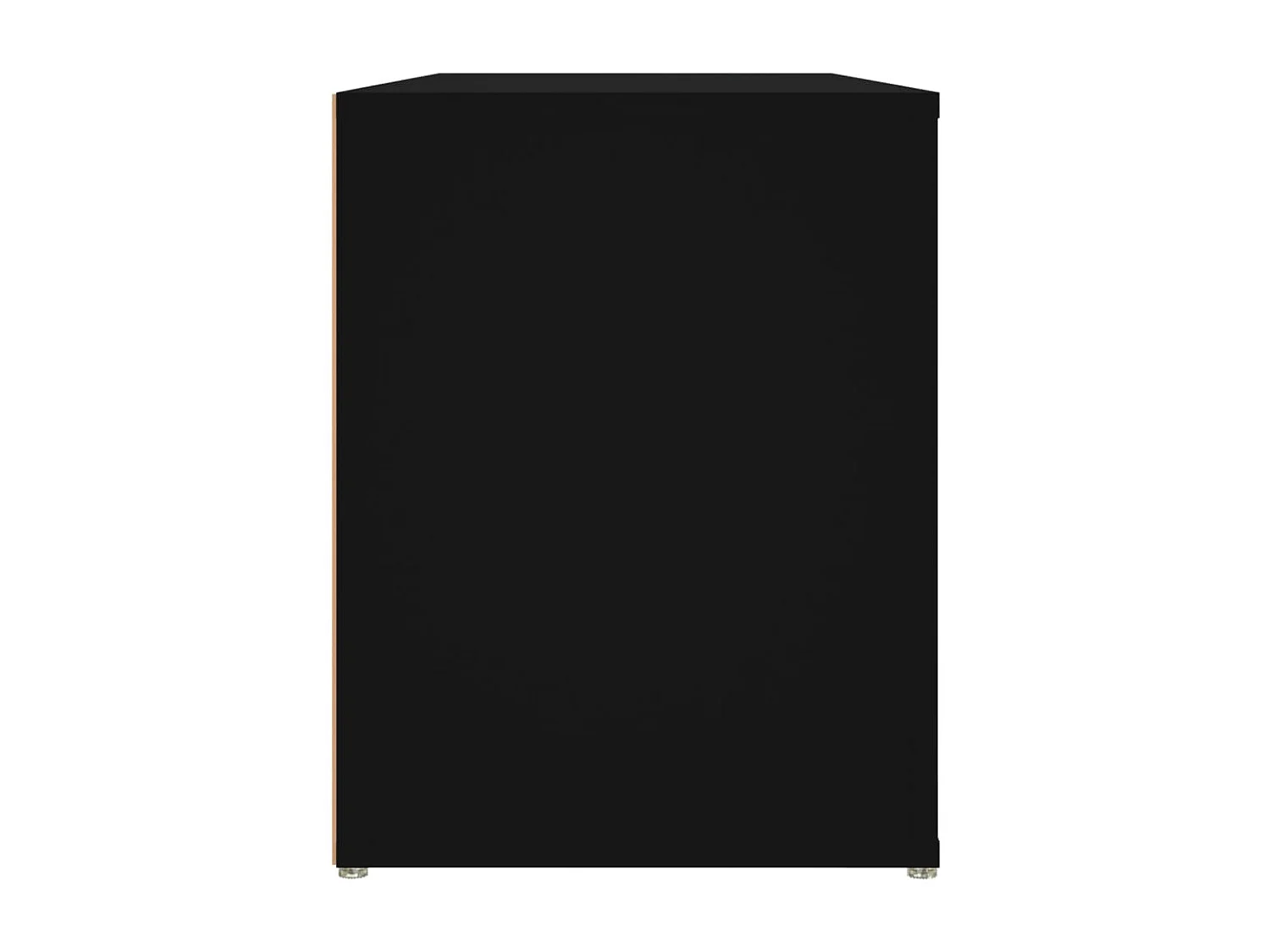 Zwarte schoenenrek 100x35x45 cm Technisch hout