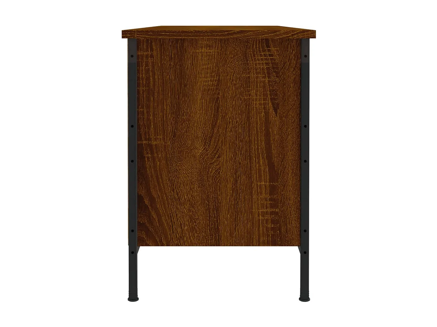 Zapatero roble marrón 100x35x50cm madera de ingeniería