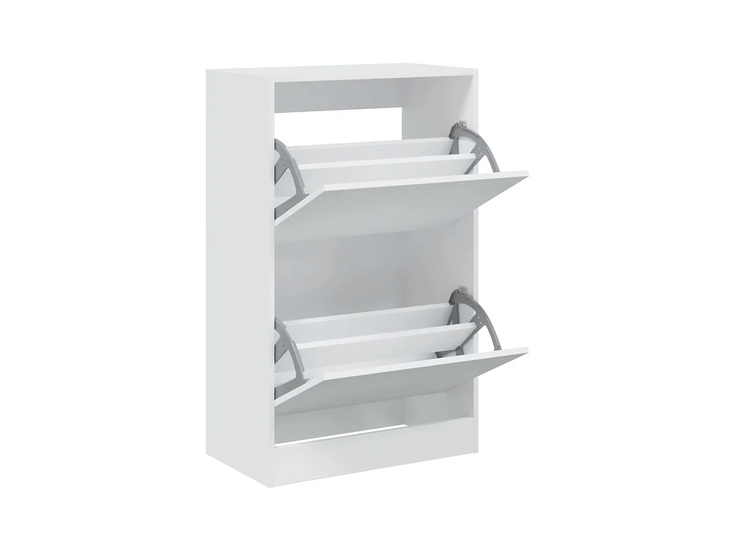 Armoire à chaussures blanc 60x34x96,5 cm bois d'ingénierie