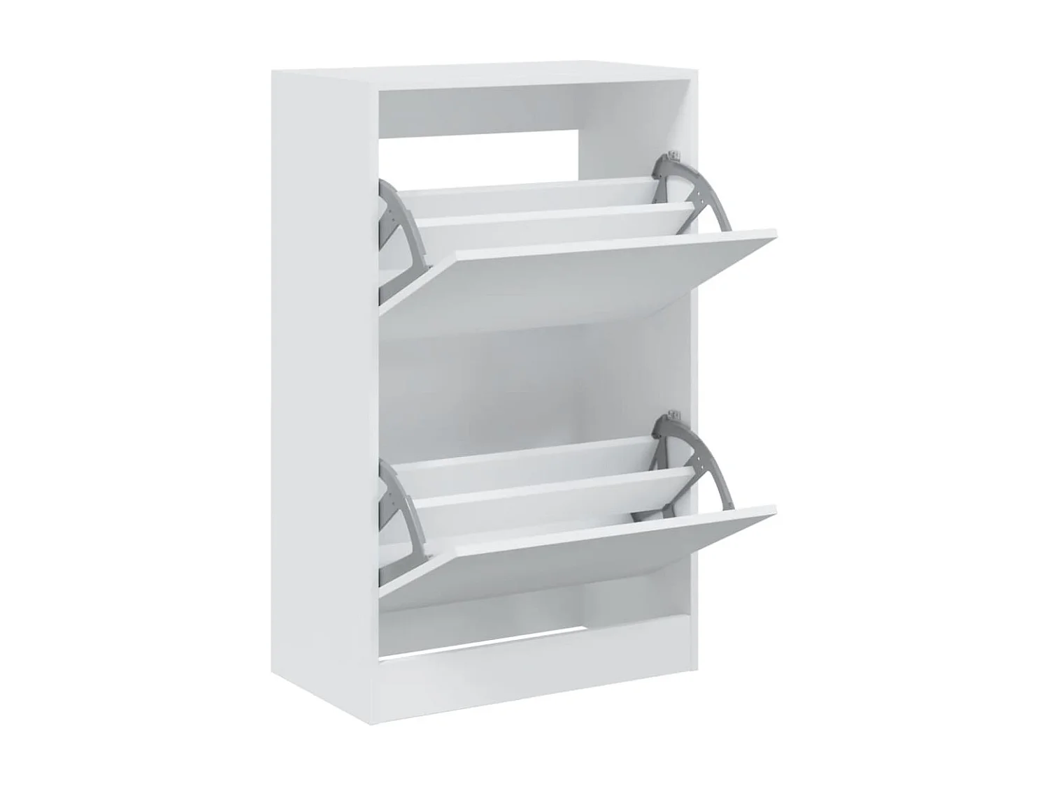 Zapatero blanco 60x34x96,5 cm madera contrachapada