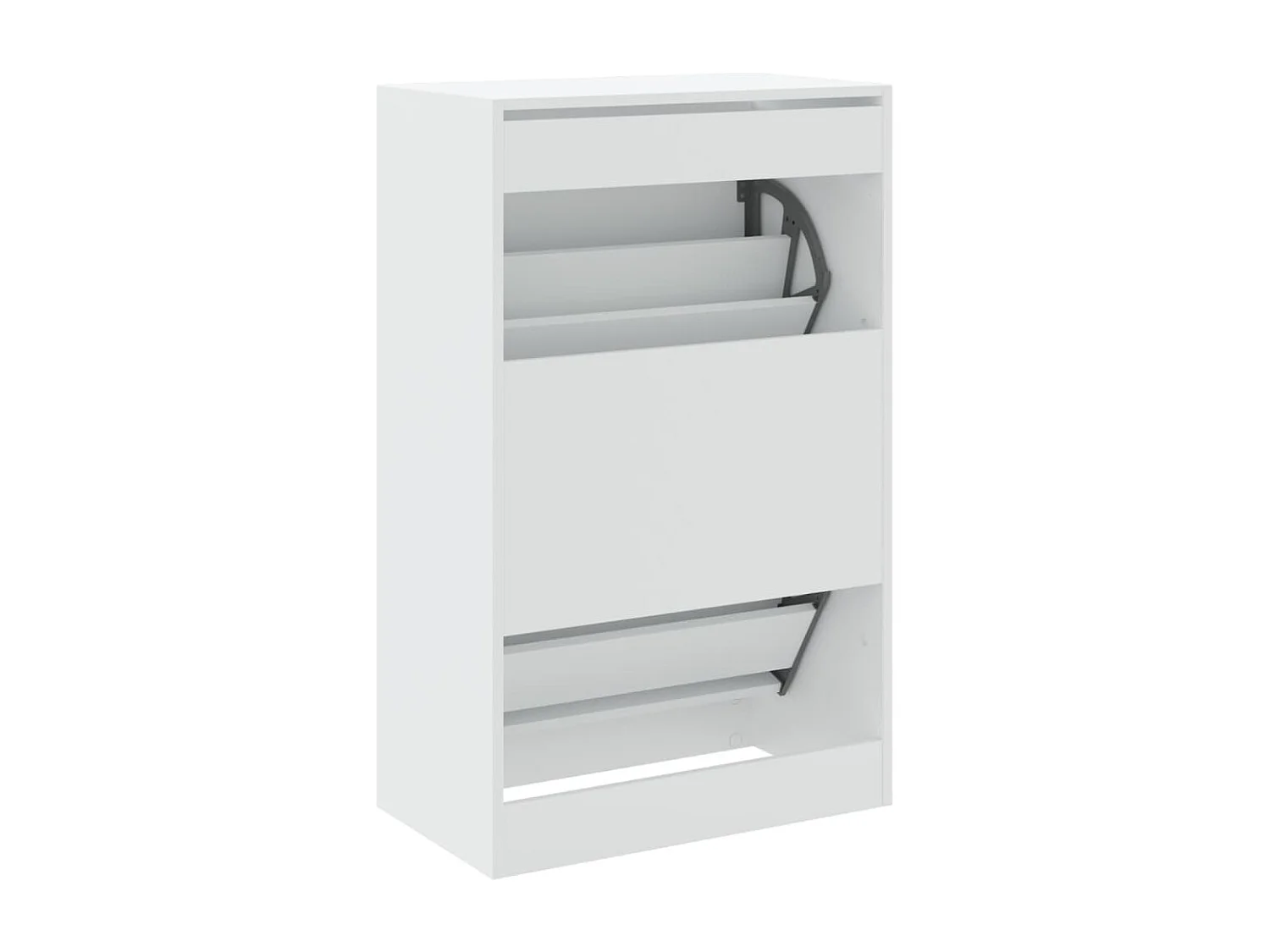 Zapatero blanco 60x34x96,5 cm madera contrachapada