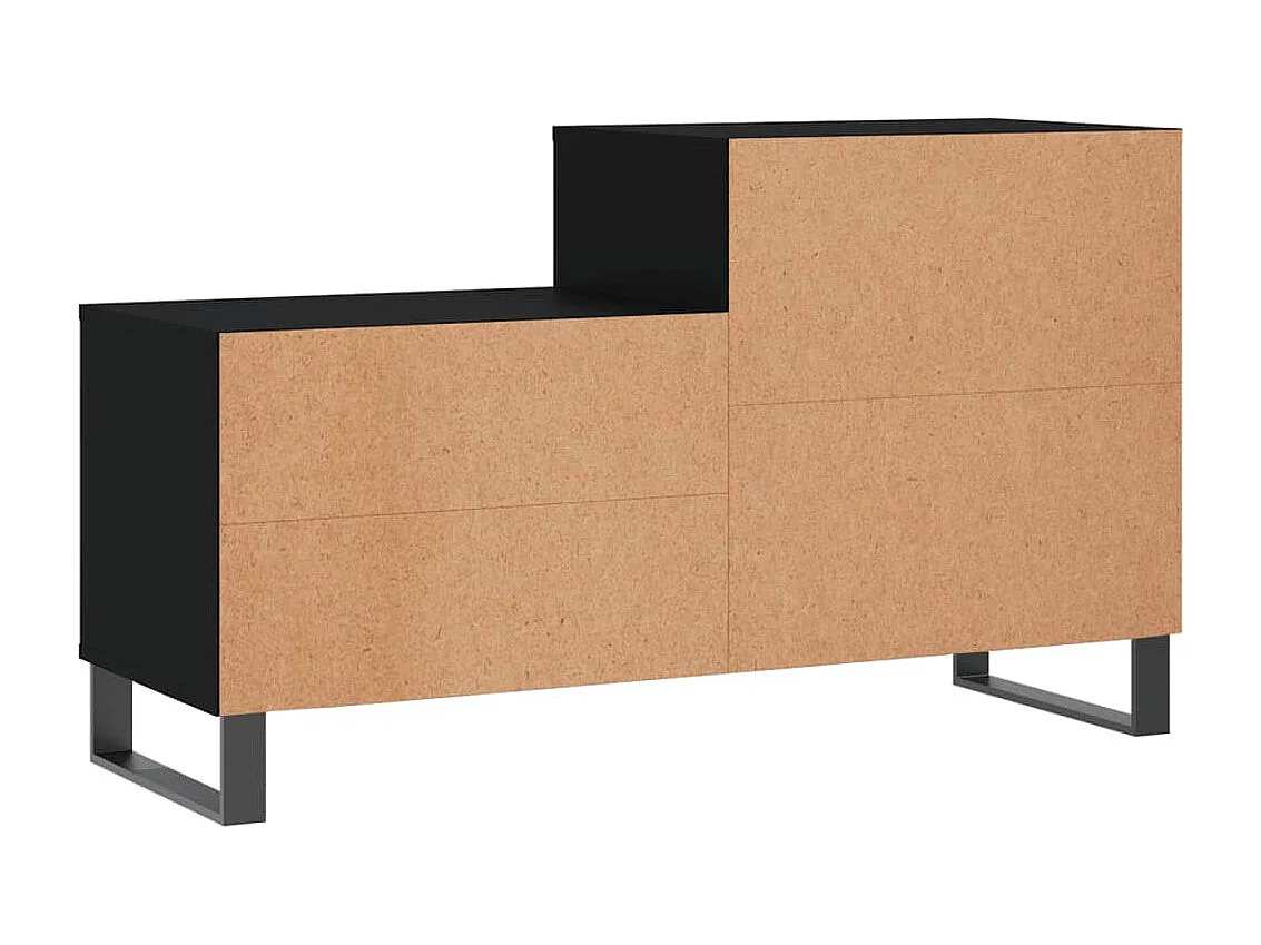 Armoire à chaussures Noir 102x36x60 cm Bois d'ingénierie