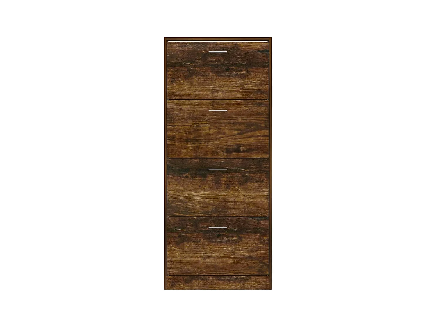 Armoire à chaussures Chêne fumé 63x24x147 cm Bois d'ingénierie