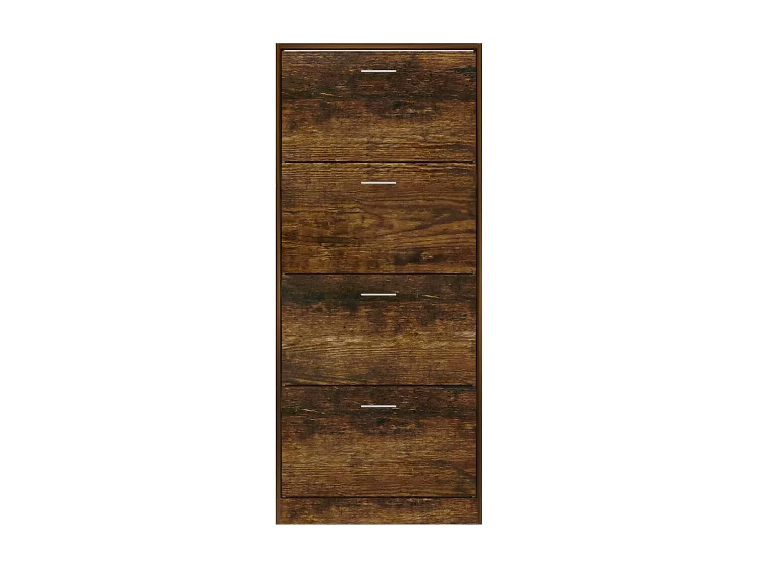Armoire à chaussures Chêne fumé 63x24x147 cm Bois d'ingénierie
