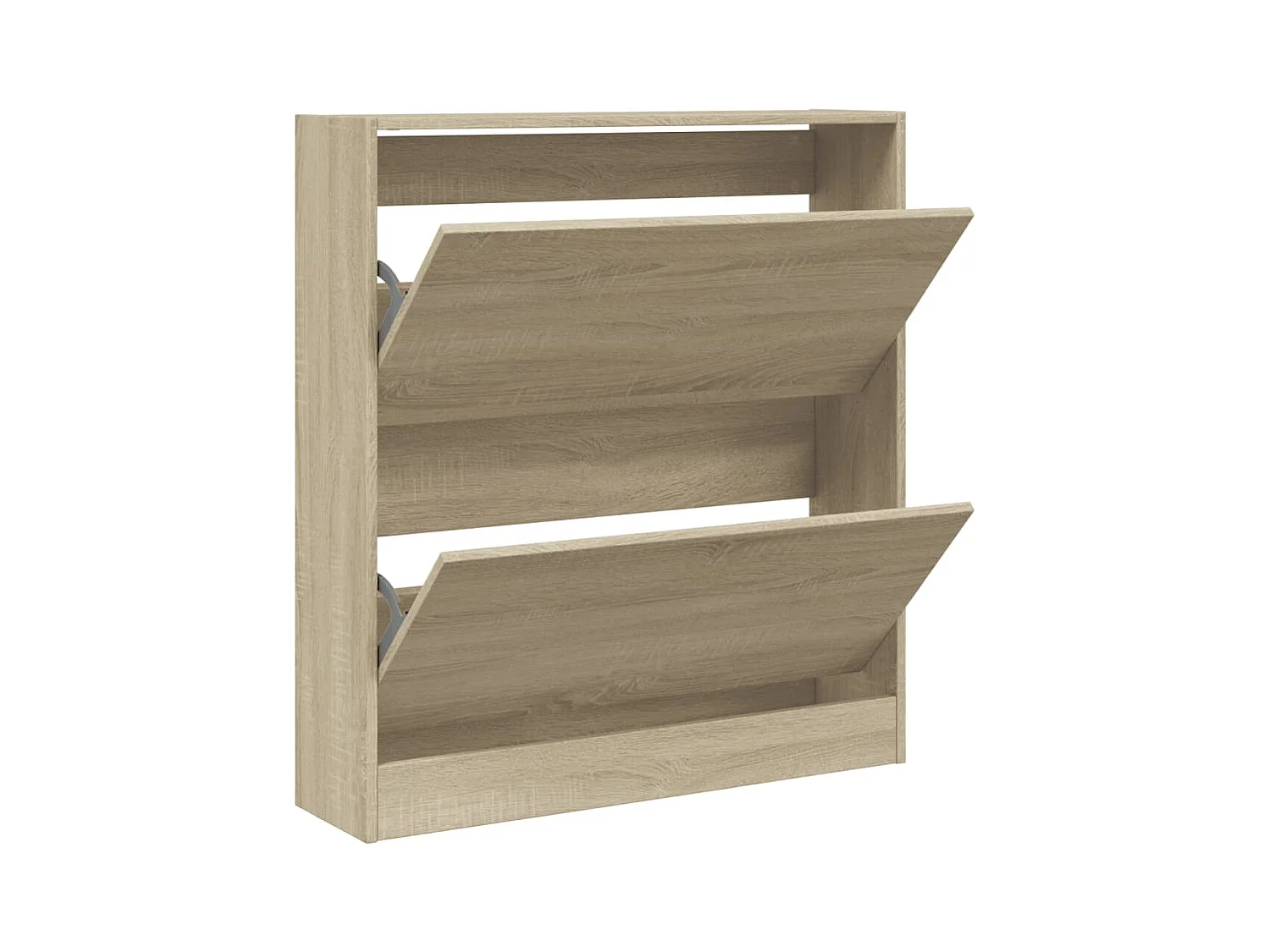 Armoire à chaussures chêne sonoma 80x21x87,5 cm bois ingénierie