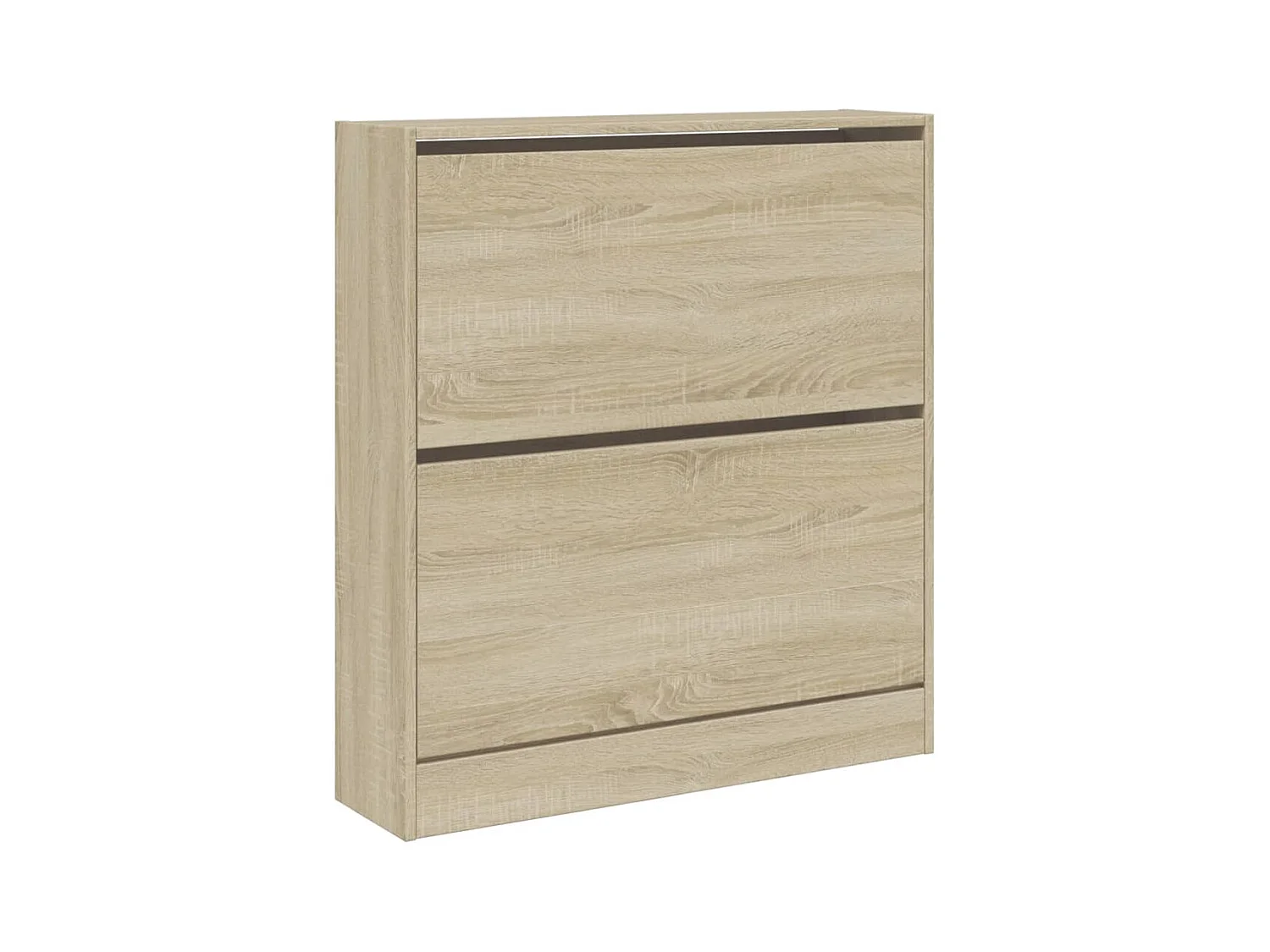Armoire à chaussures chêne sonoma 80x21x87,5 cm bois ingénierie