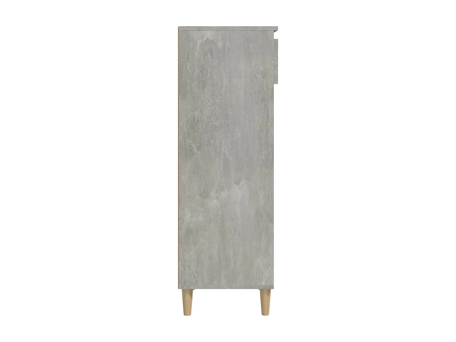 Armoire à chaussures Gris béton 40x36x105 cm Bois d'ingénierie